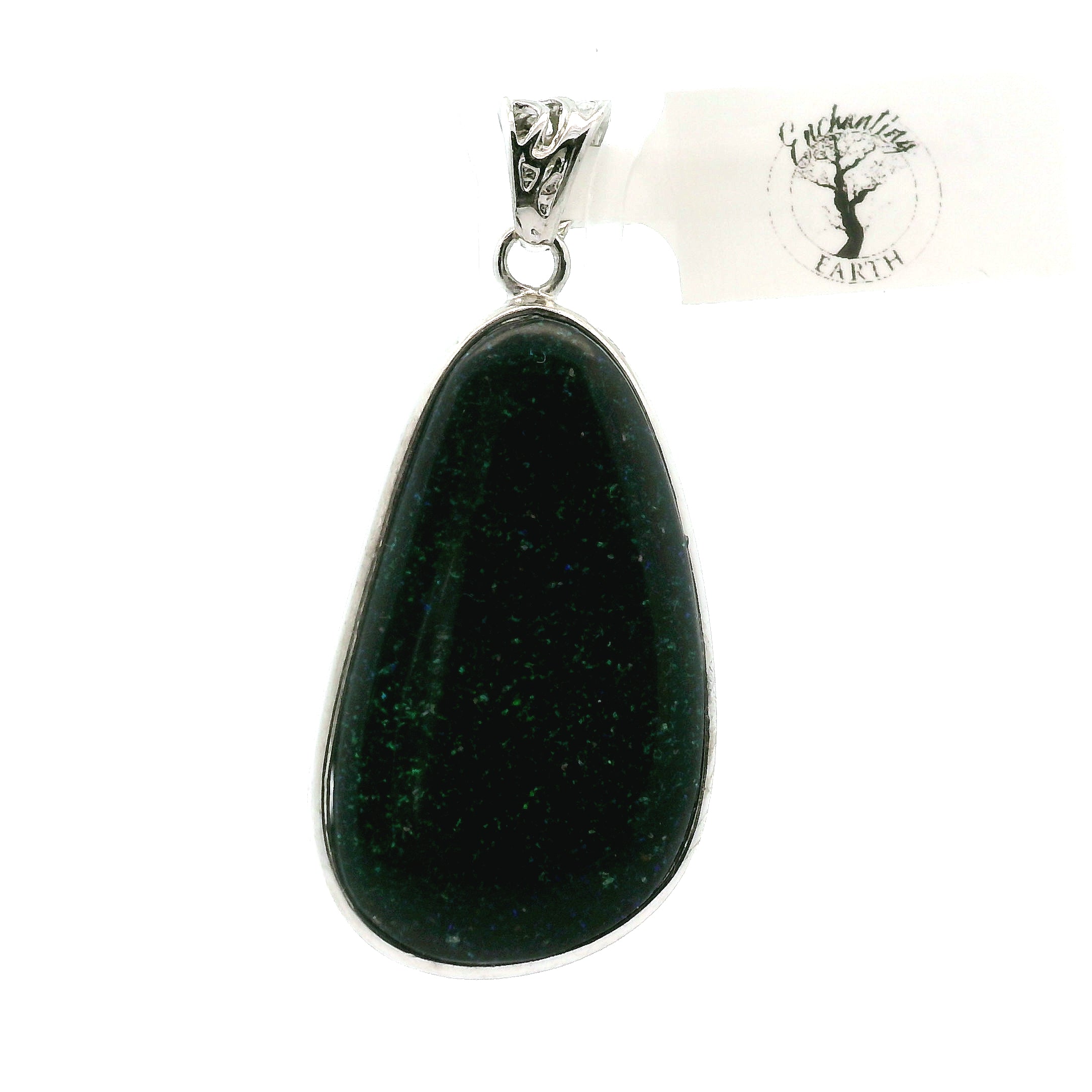 Galaxy Opal Pendant .925 Silver for Subtle Energy and Cosmic Expansion