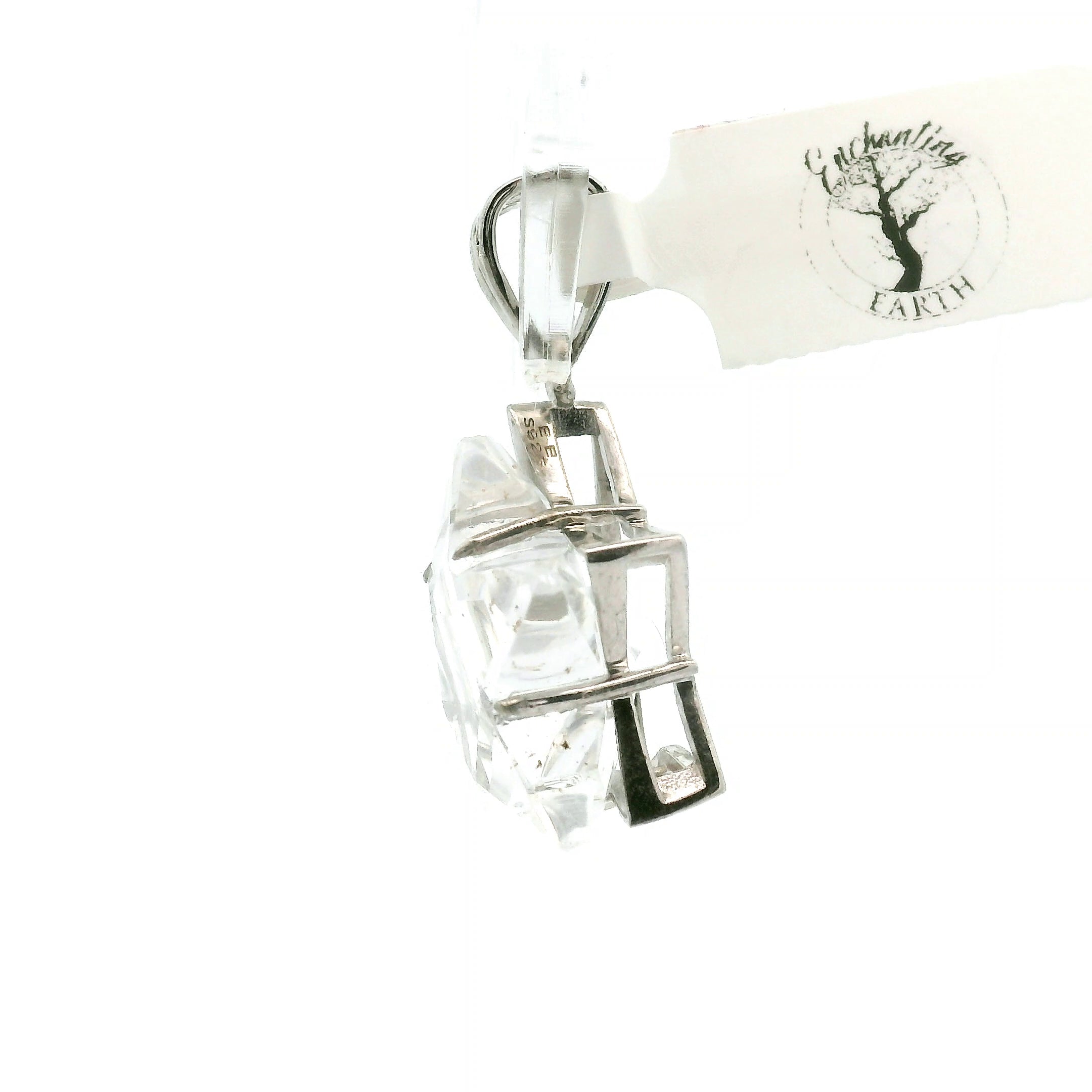 Clear Quartz Star Pendant .925 Silver for Healing, Intention Setting and Manifesting your Desires