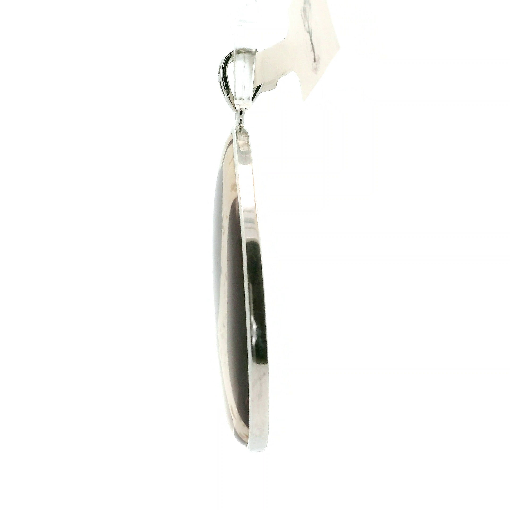 Zebra Stone Pendant .925 Silver for Overcoming Challenges and Staying Grounded