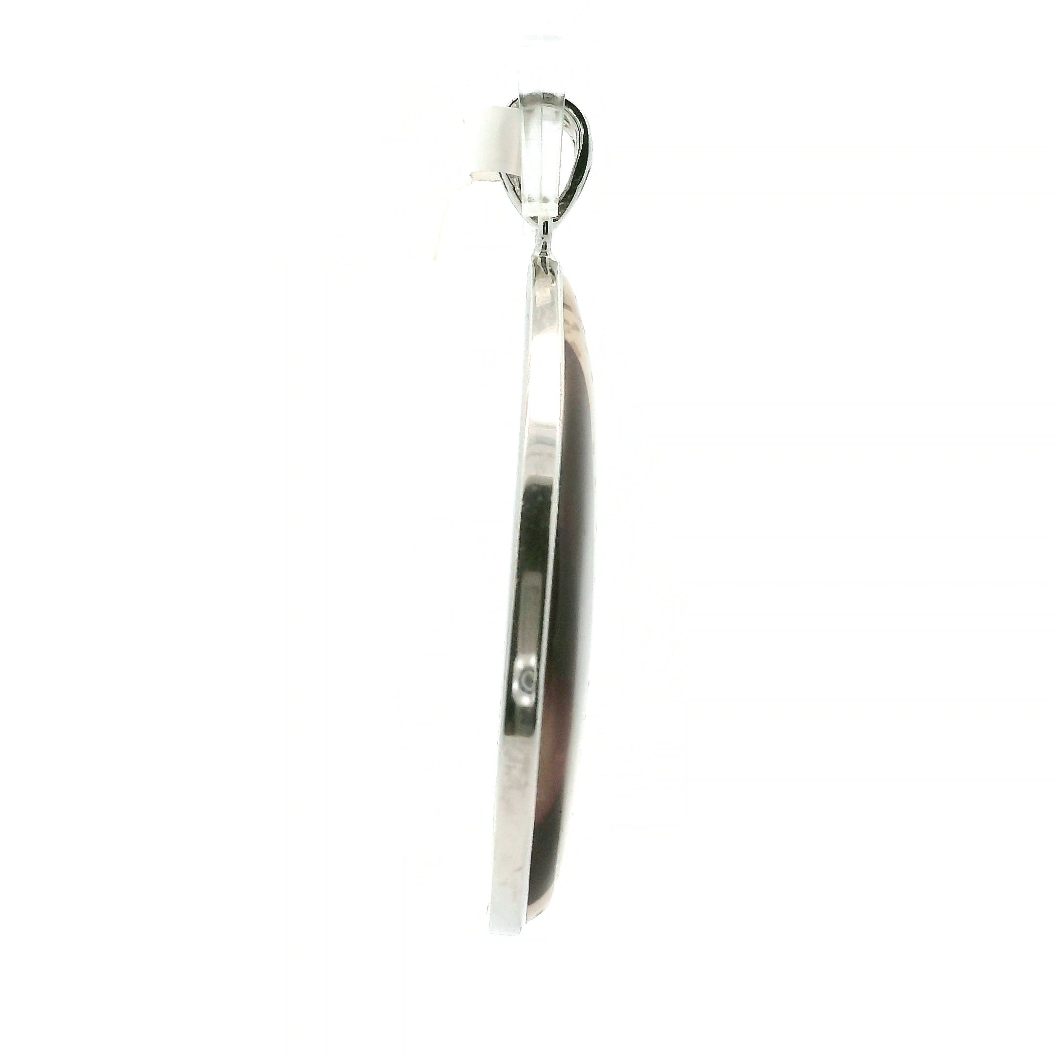 Zebra Stone Pendant .925 Silver for Overcoming Challenges and Staying Grounded