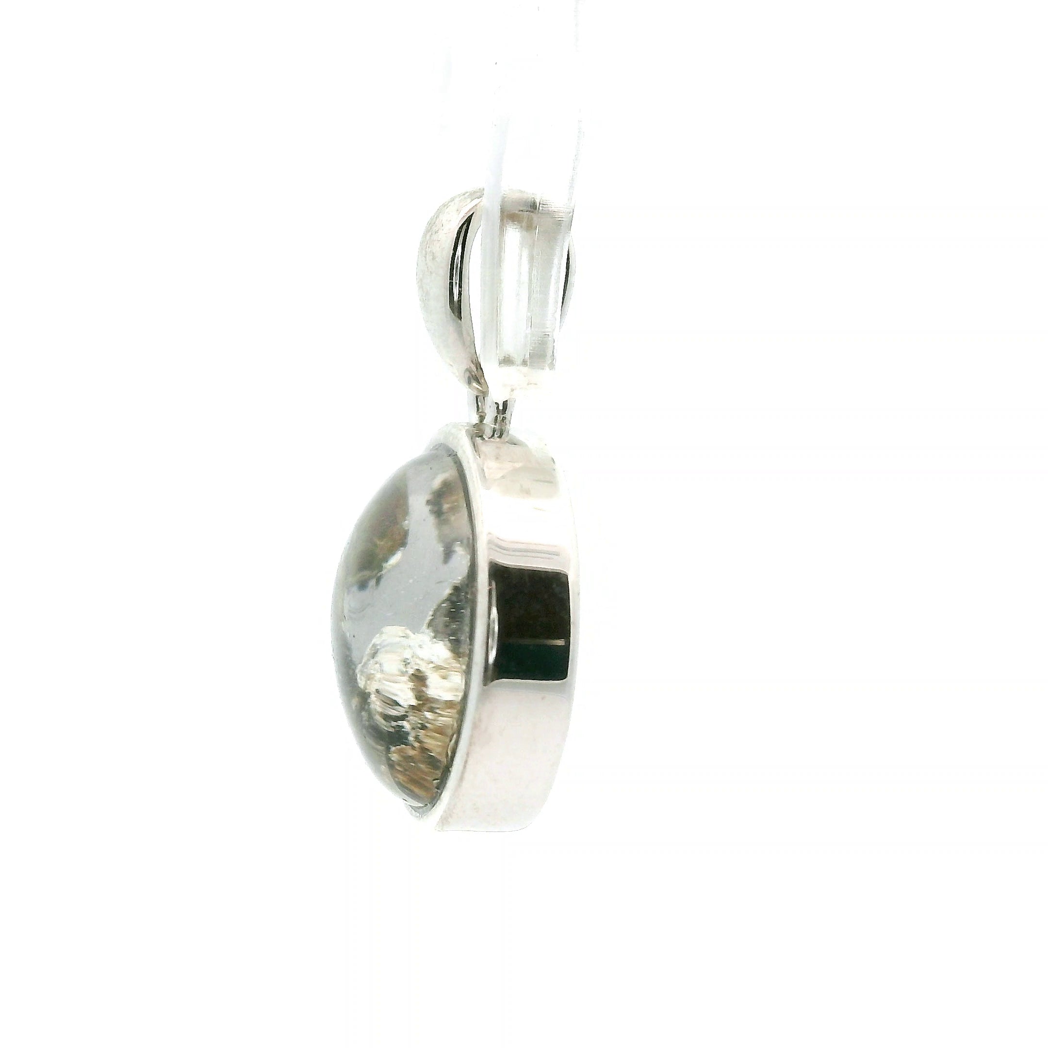 Pallasite Meteorite Pendant .925 Silver for Spiritual Awakening and Multidimensional Awareness