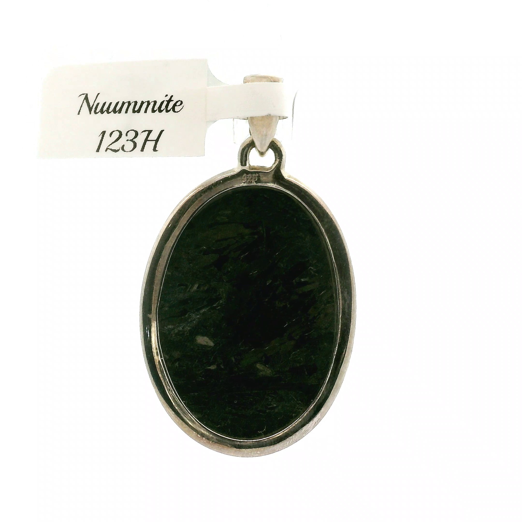 Nuummite Pendants .925 Silver for Awareness, Communication and Meditation