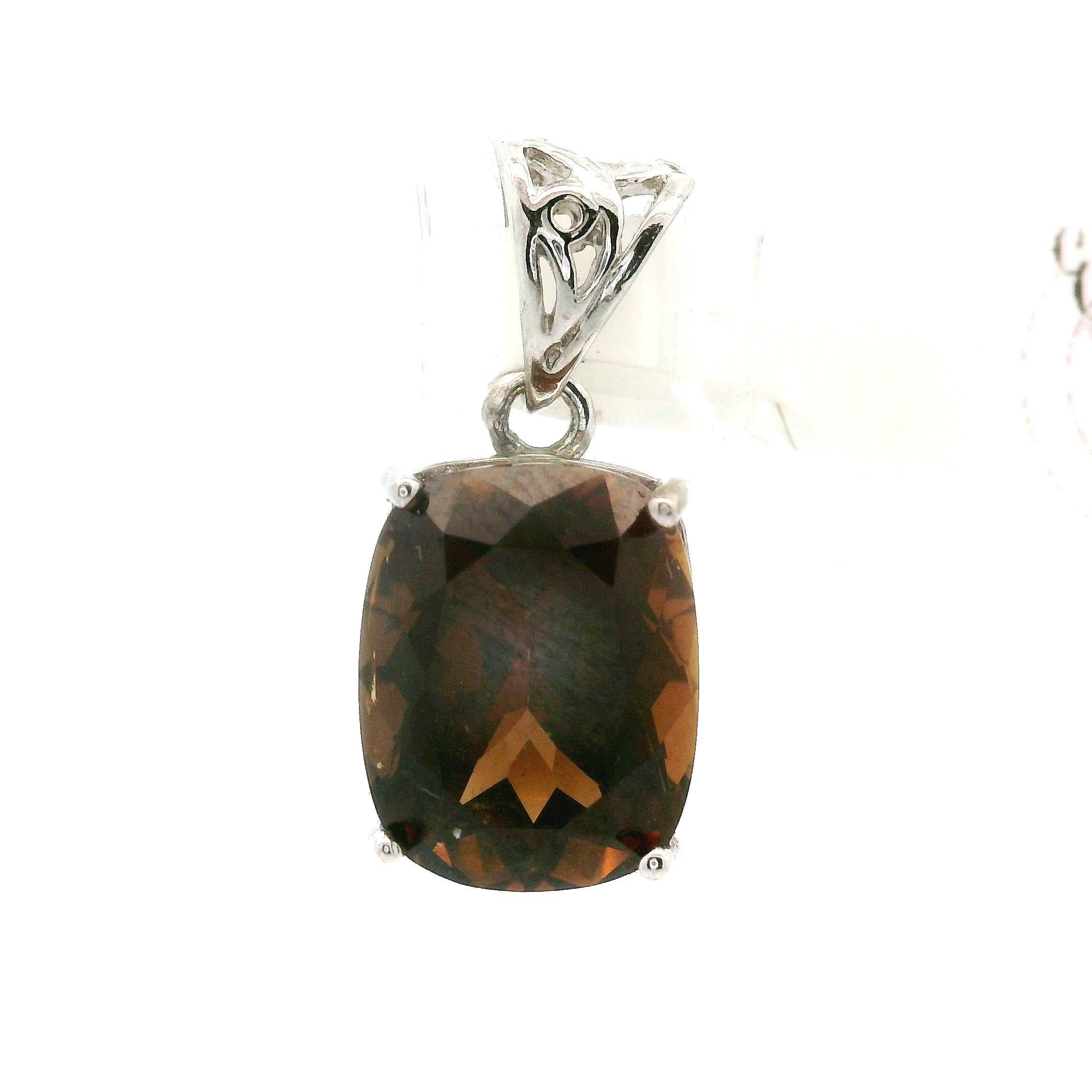 Enstatite Kenya Pendant .925 Silver for Grounding, Higher Awareness, Stamina & Protection