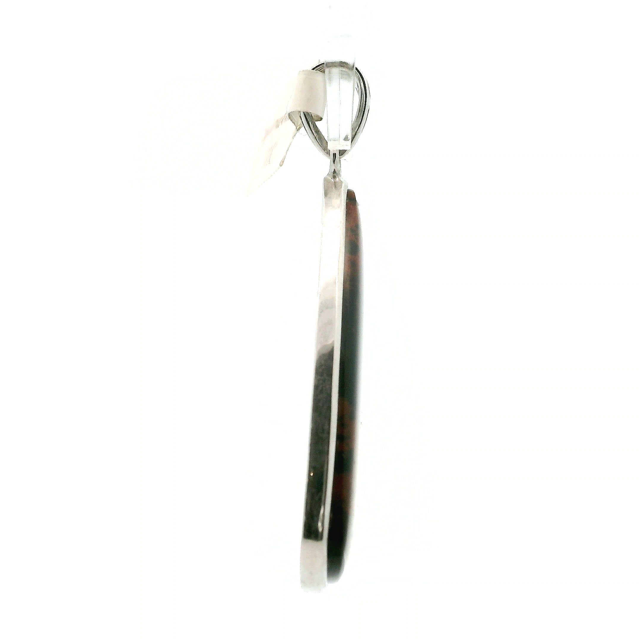 Spiderwoman Jasper Pendant .925 Silver for Connecting and Grounding