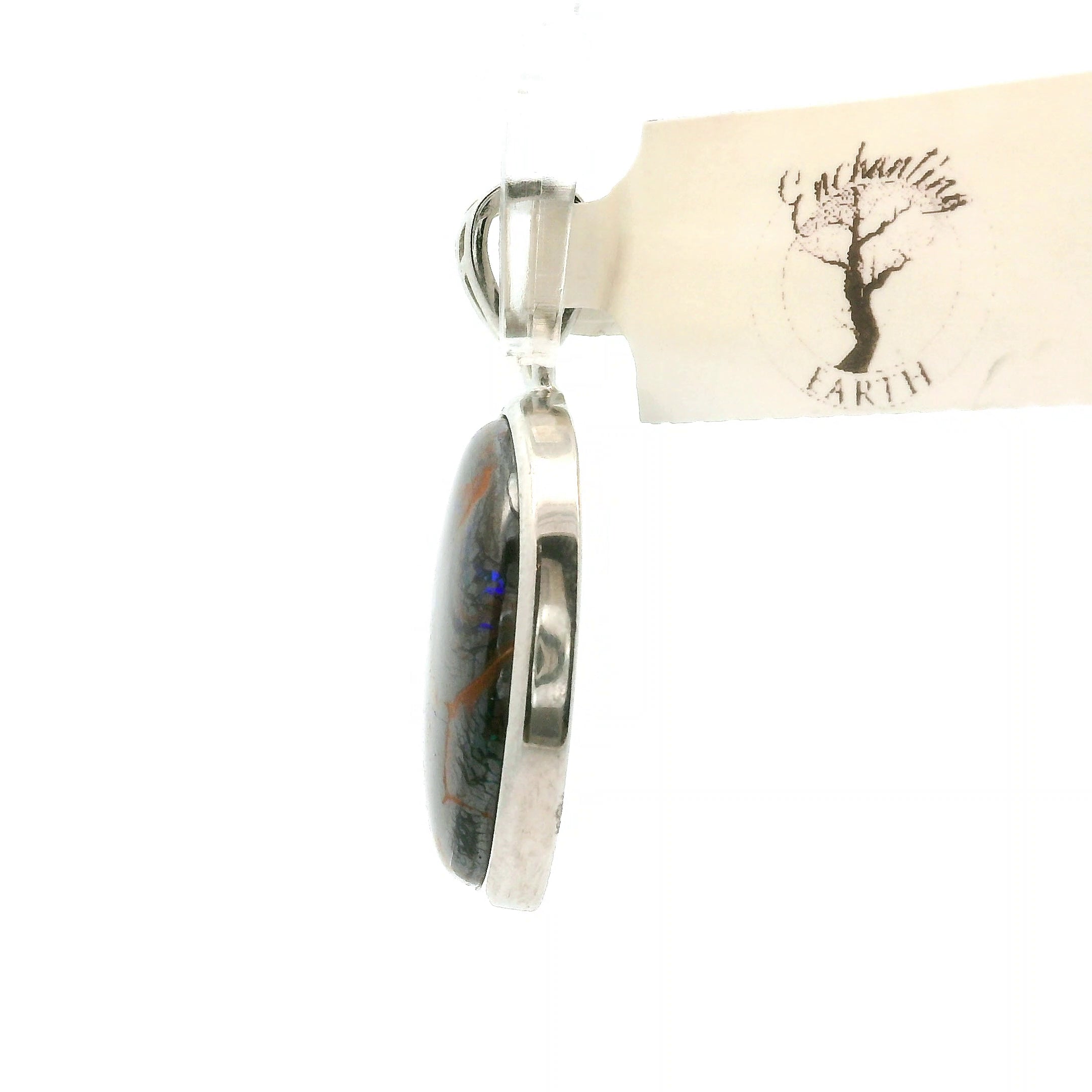 Boulder Opal Pendants .925 Silver for Emotional Support, Joy and Self Worth