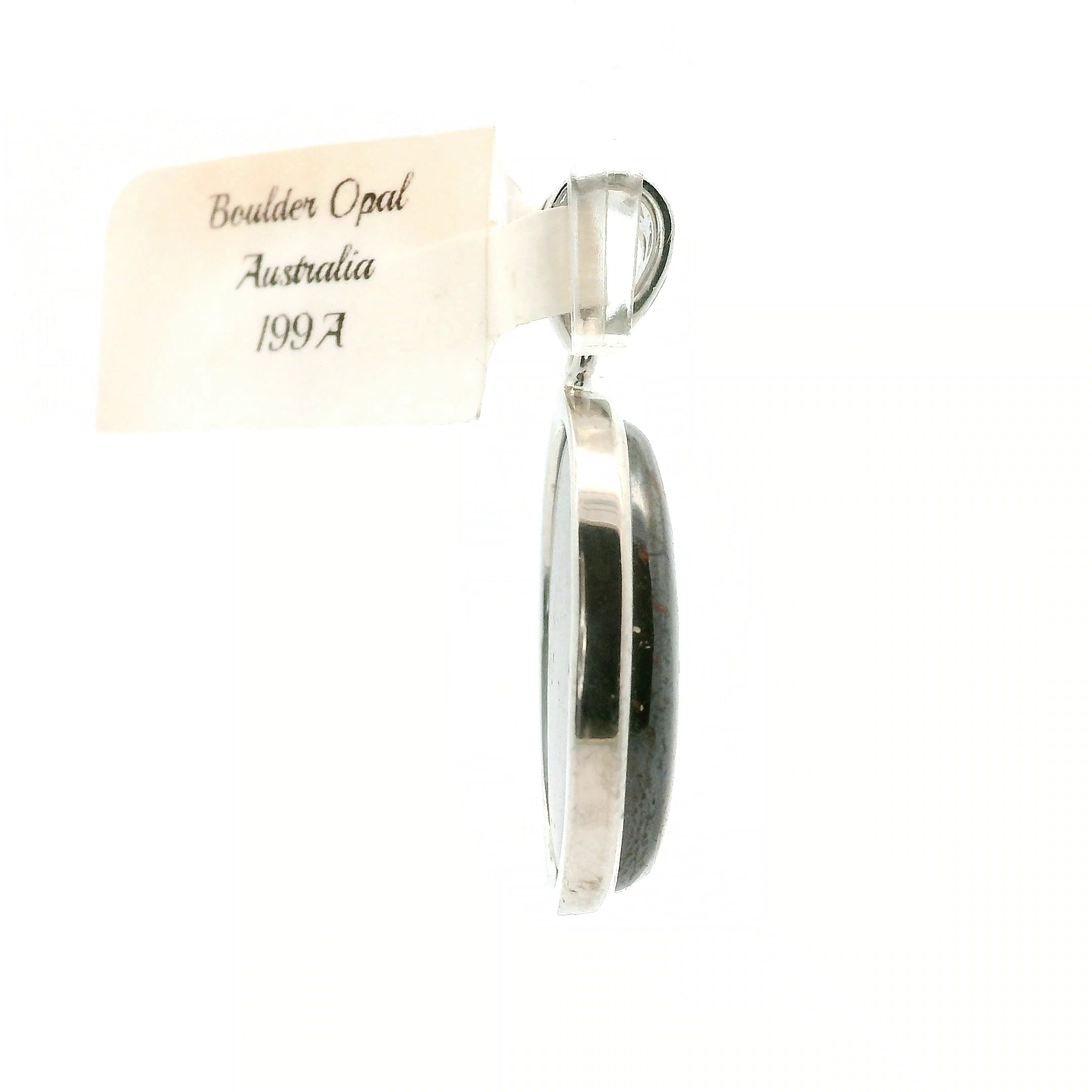 Boulder Opal Pendants .925 Silver for Emotional Support, Joy and Self Worth