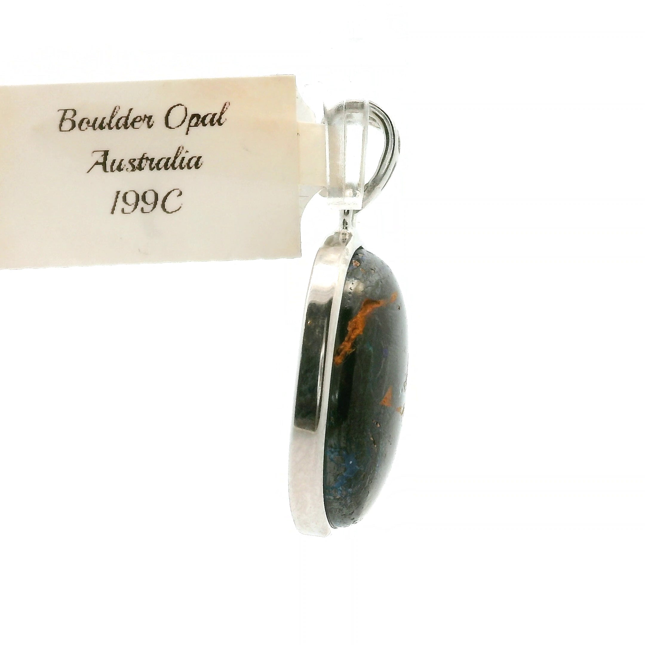Boulder Opal Pendants .925 Silver for Emotional Support, Joy and Self Worth