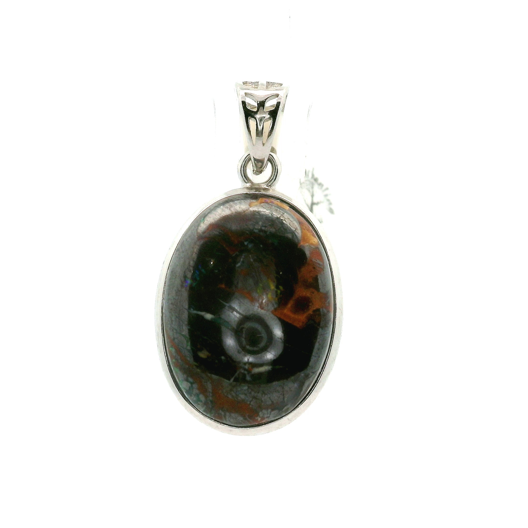Boulder Opal Pendants .925 Silver for Emotional Support, Joy and Self Worth