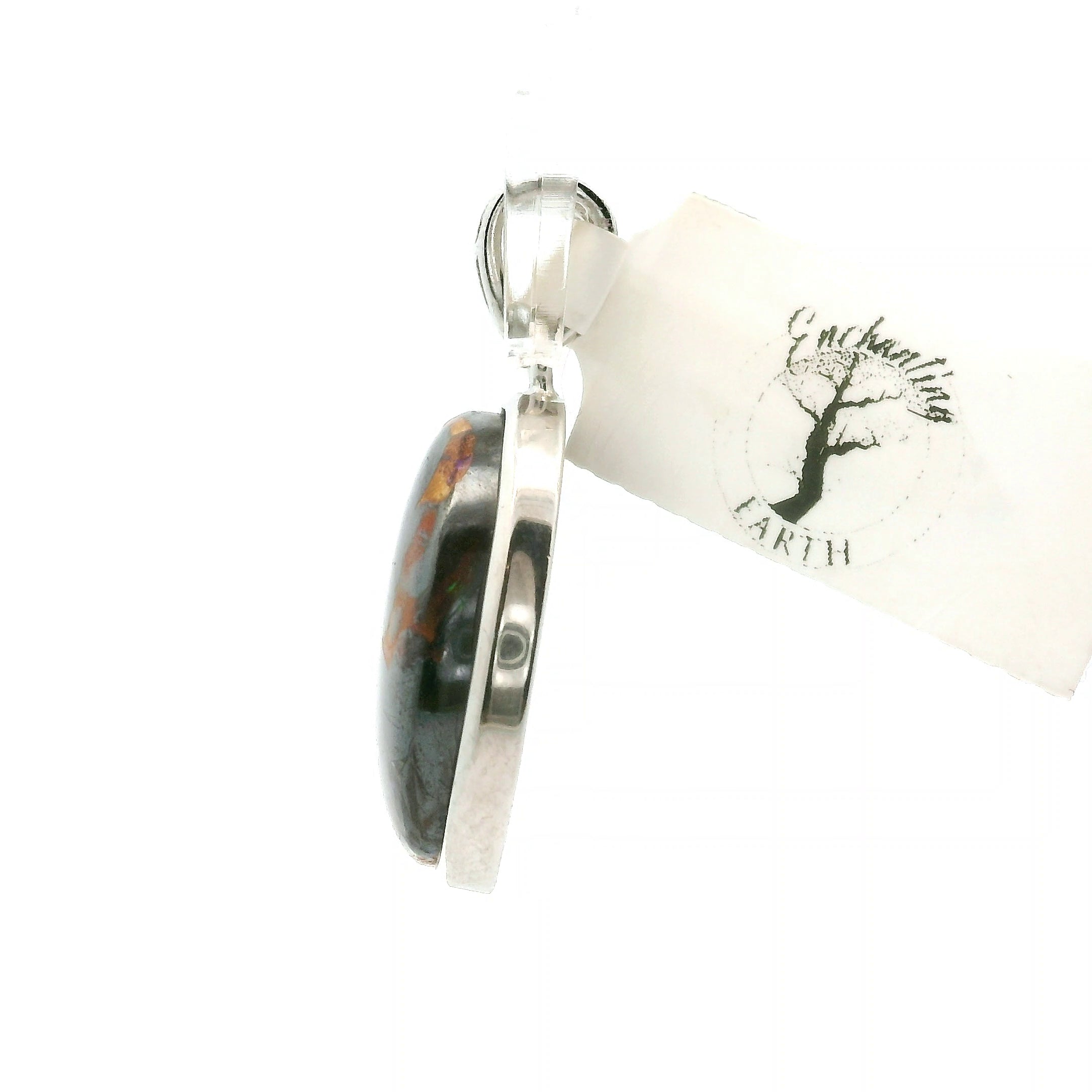 Boulder Opal Pendants .925 Silver for Emotional Support, Joy and Self Worth