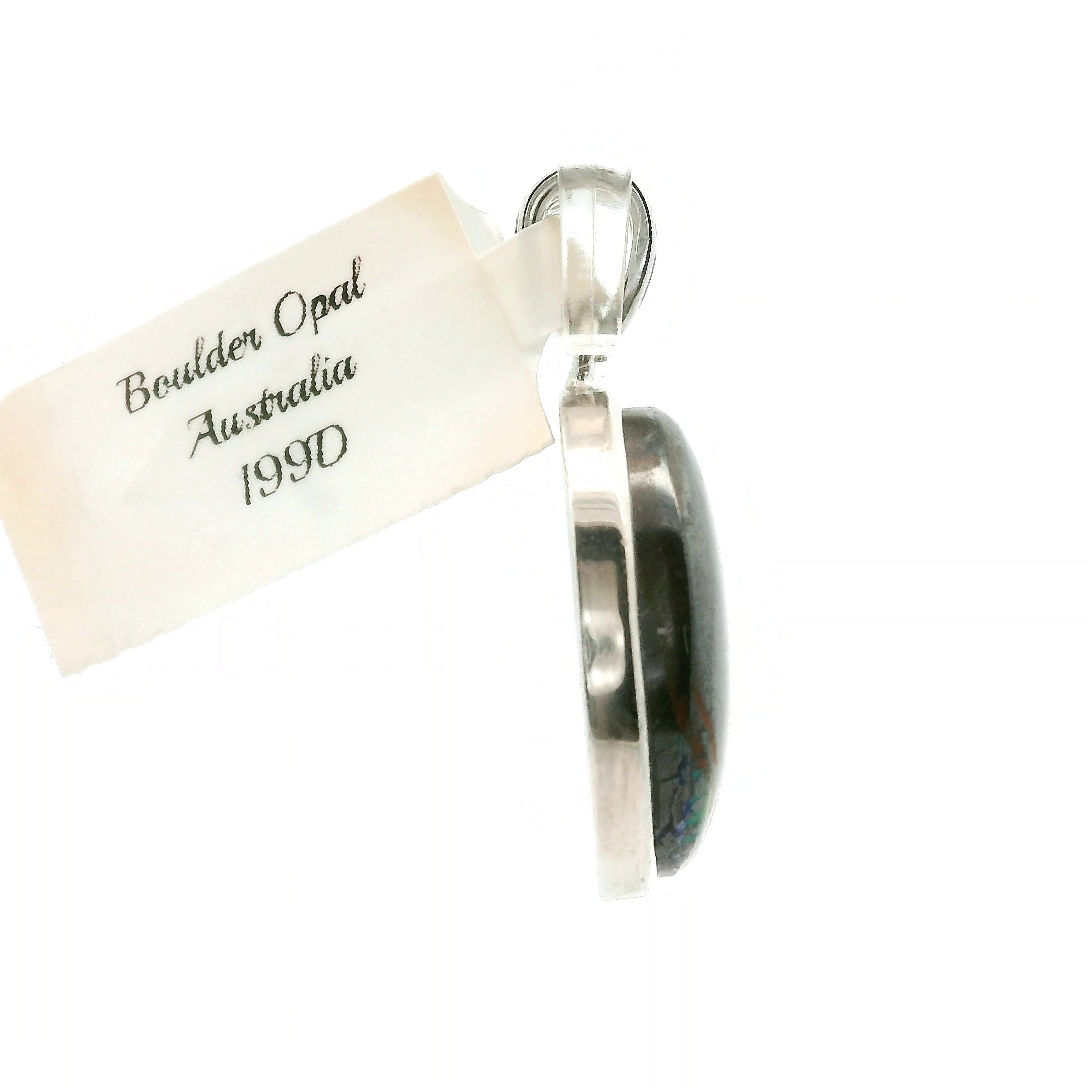 Boulder Opal Pendants .925 Silver for Emotional Support, Joy and Self Worth
