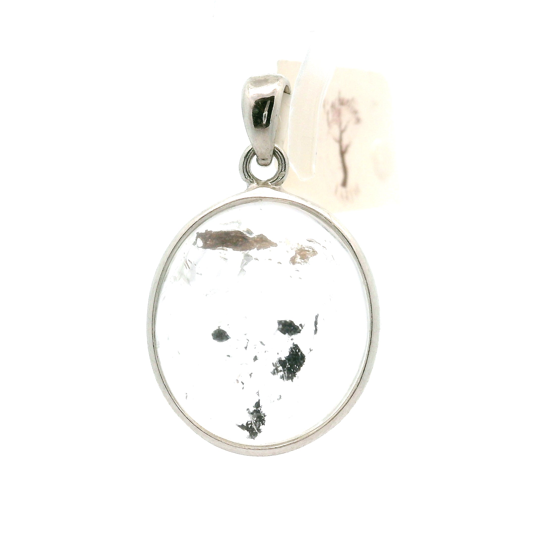 Enhydro Quartz Necklace .925 Silver for Powerful Healing and Balance