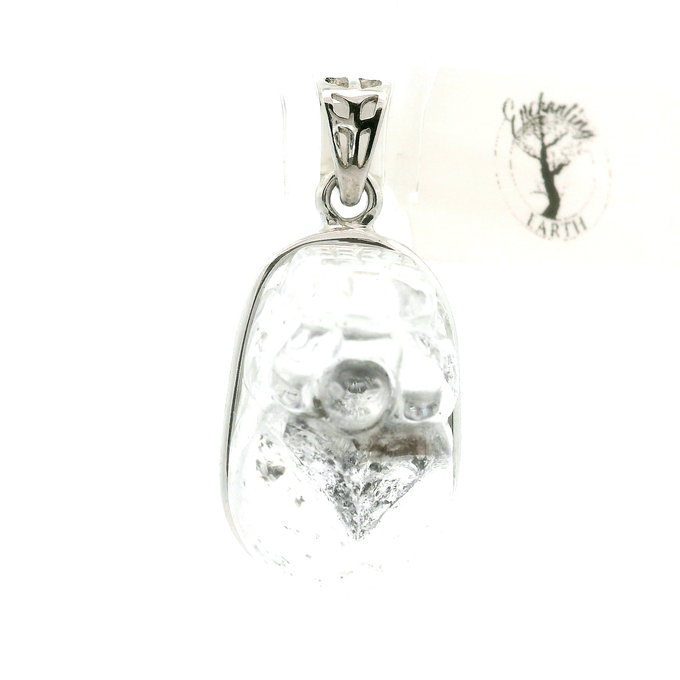 Pakimer Quartz Pixiu Pendant .925 Silver for Ascension, Connection with Guides and Meditation