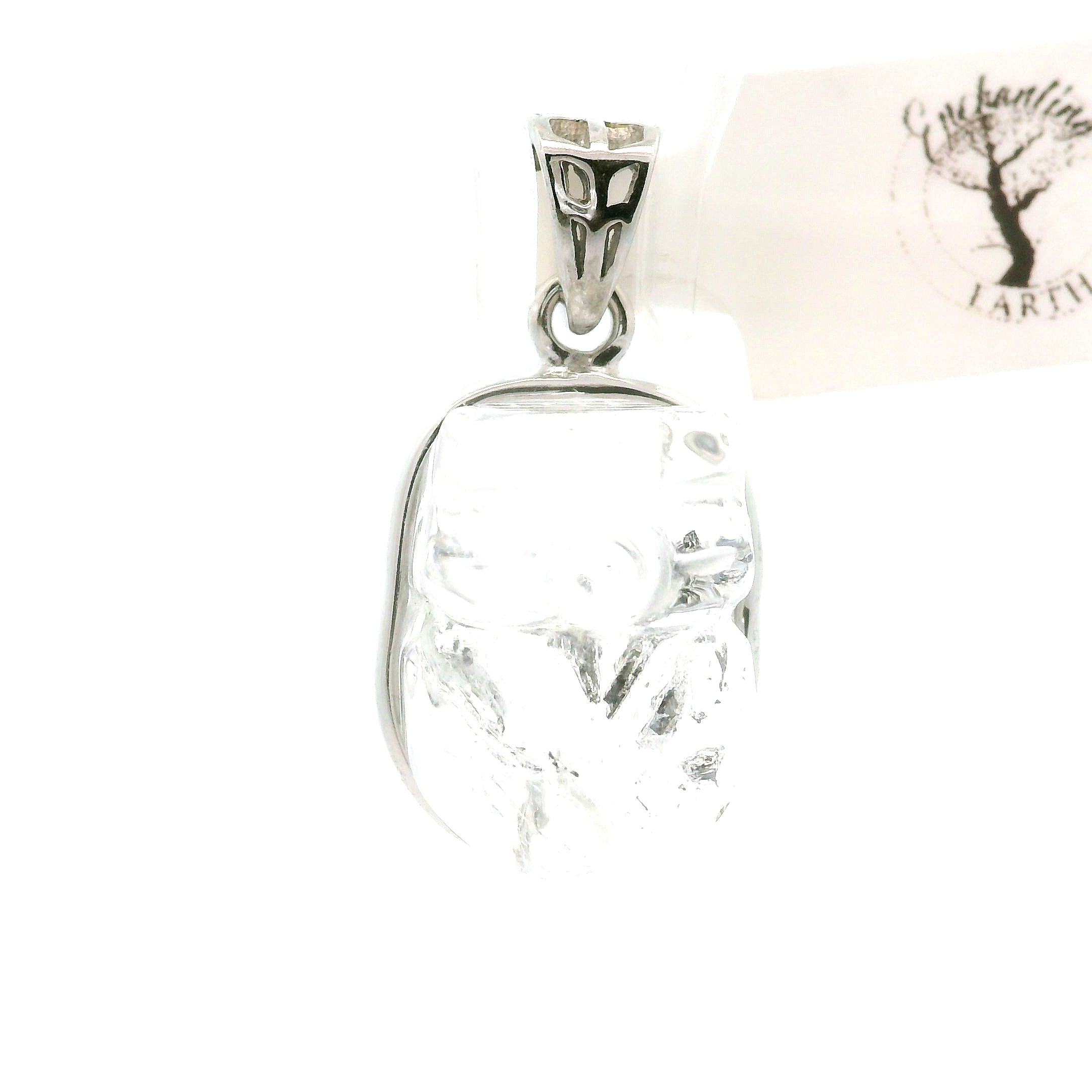 Pakimer Quartz Pixiu Pendant .925 Silver for Ascension, Connection with Guides and Meditation