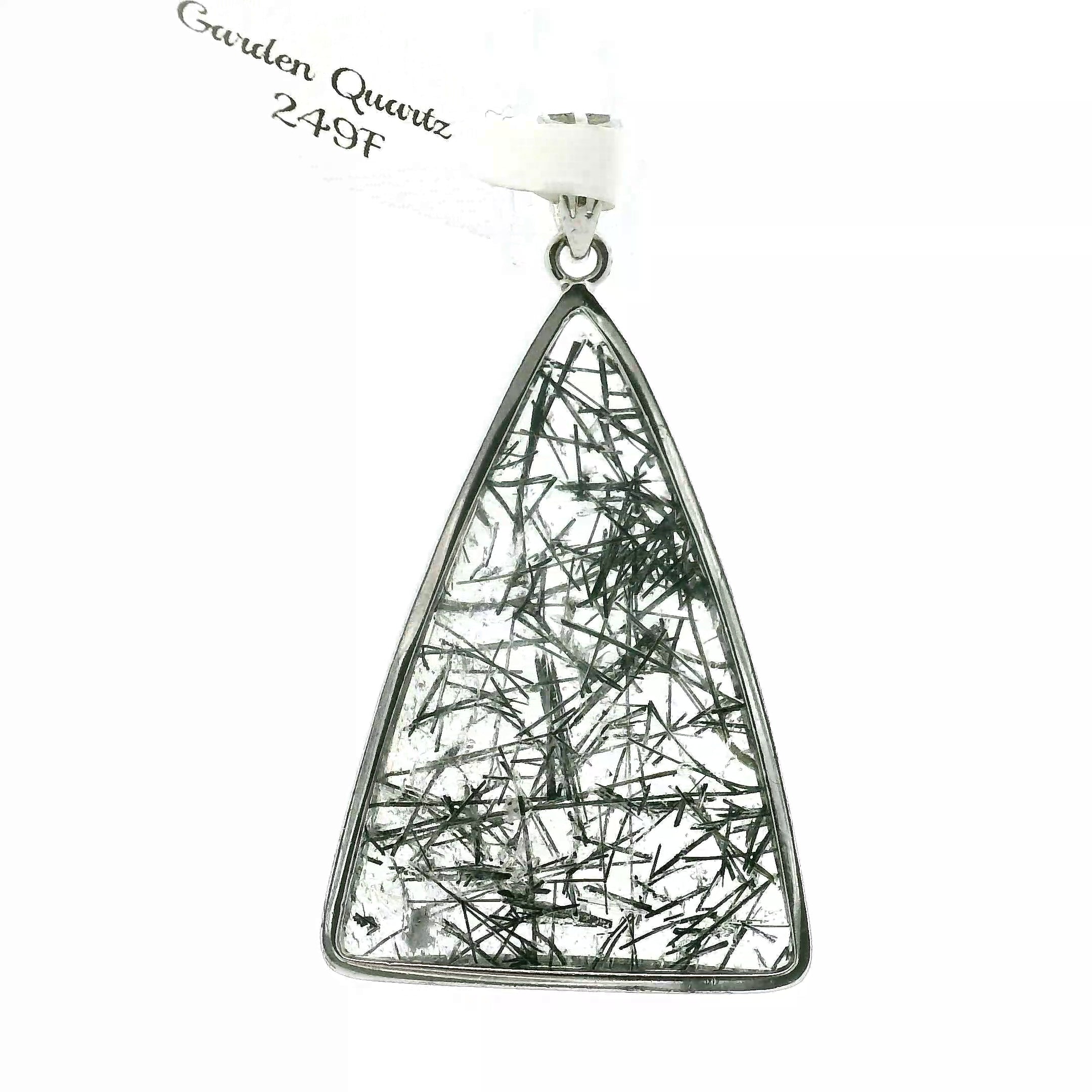 Garden Quartz Pendant .925 Silver for Insight, Meditation & Shamanic Journey