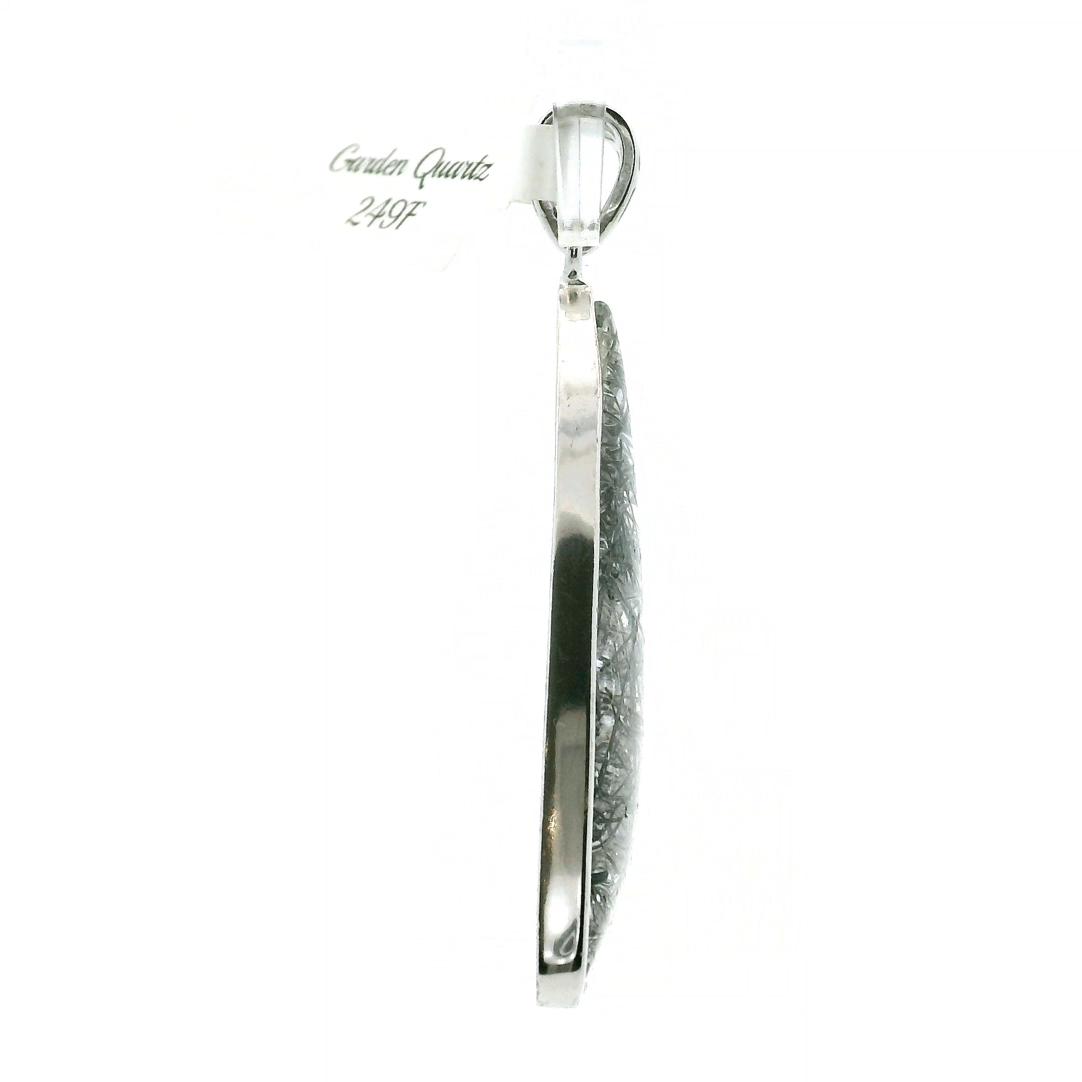 Garden Quartz Pendant .925 Silver for Insight, Meditation & Shamanic Journey