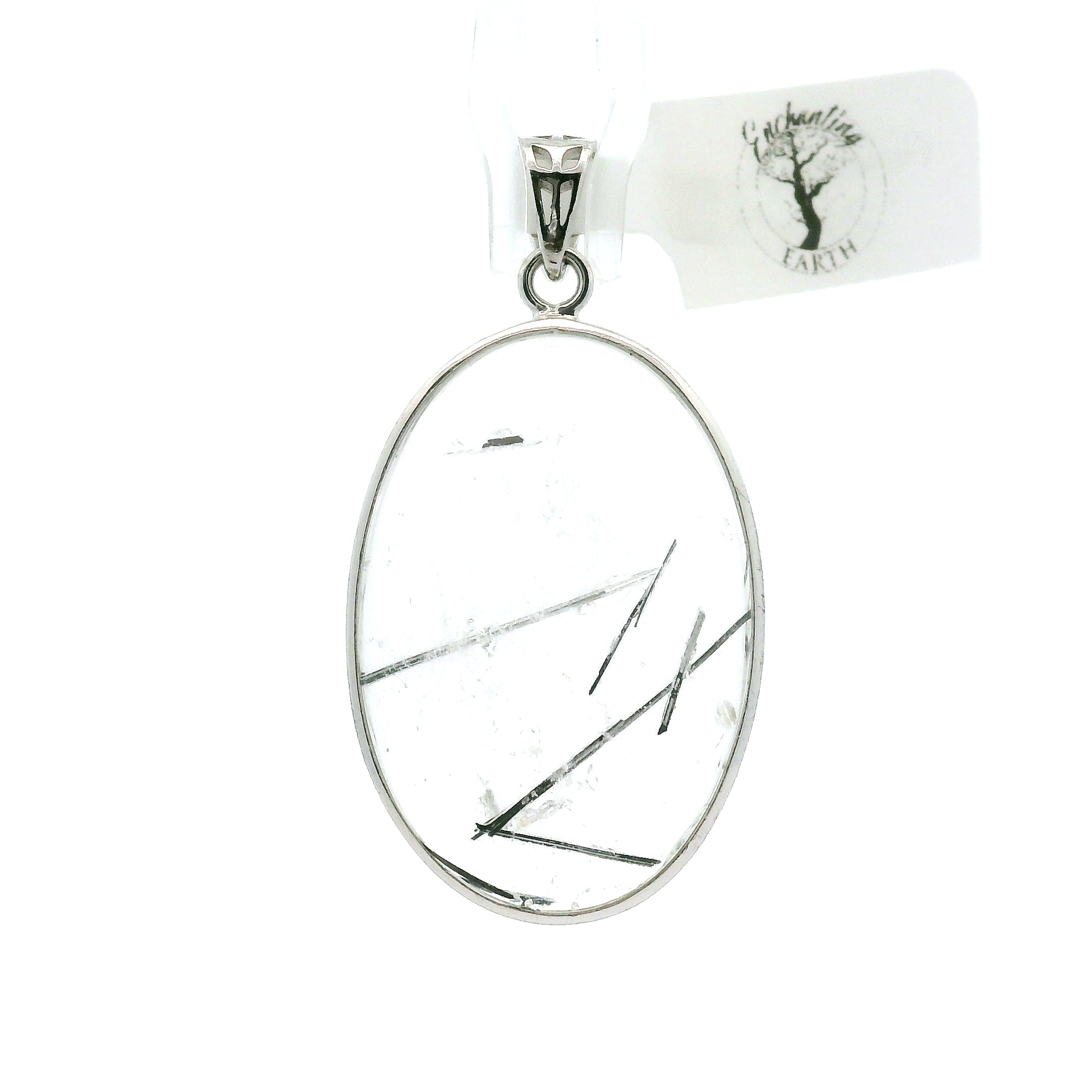 Garden Quartz Pendant .925 Silver for Insight, Meditation & Shamanic Journey