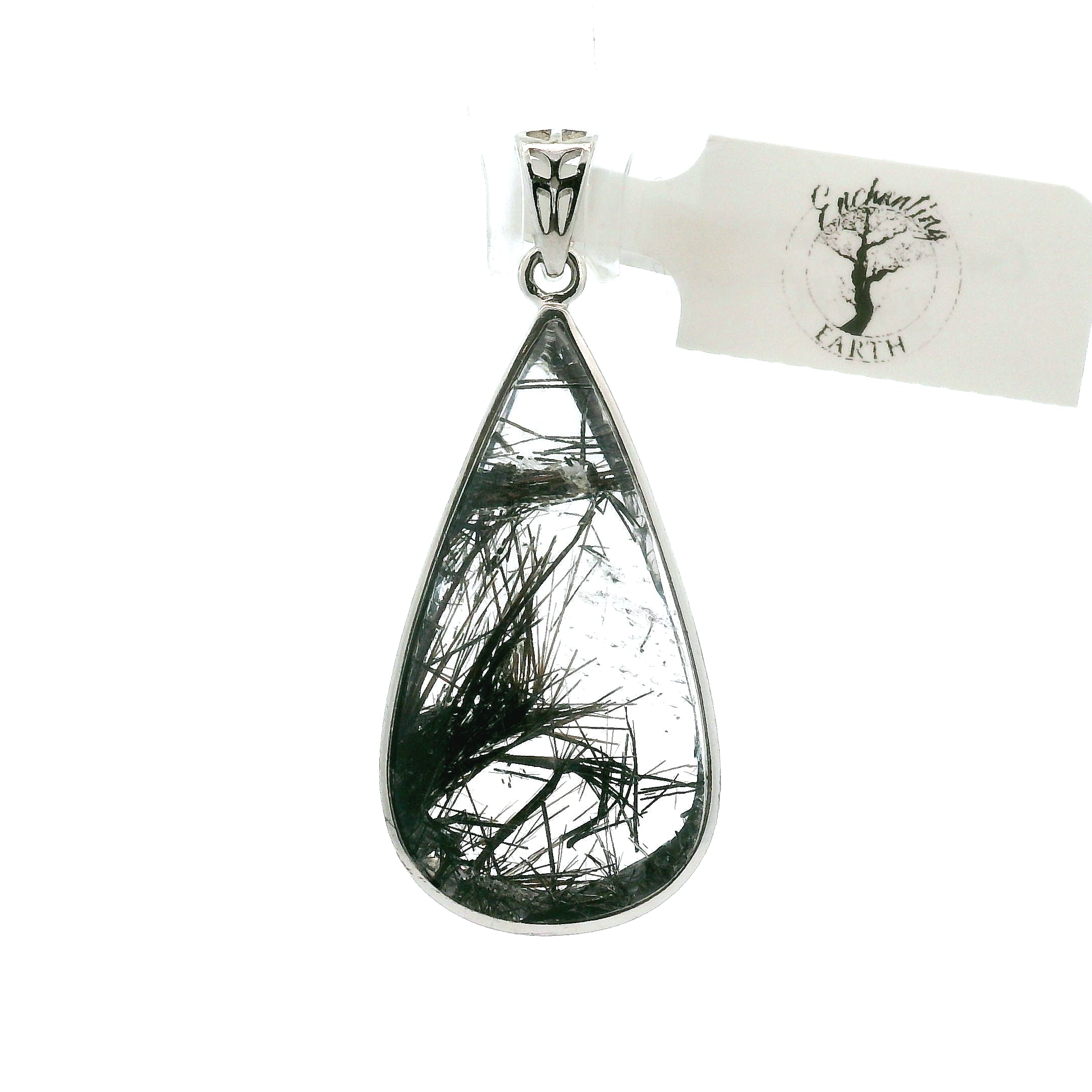 Garden Quartz Pendant .925 Silver for Insight, Meditation & Shamanic Journey