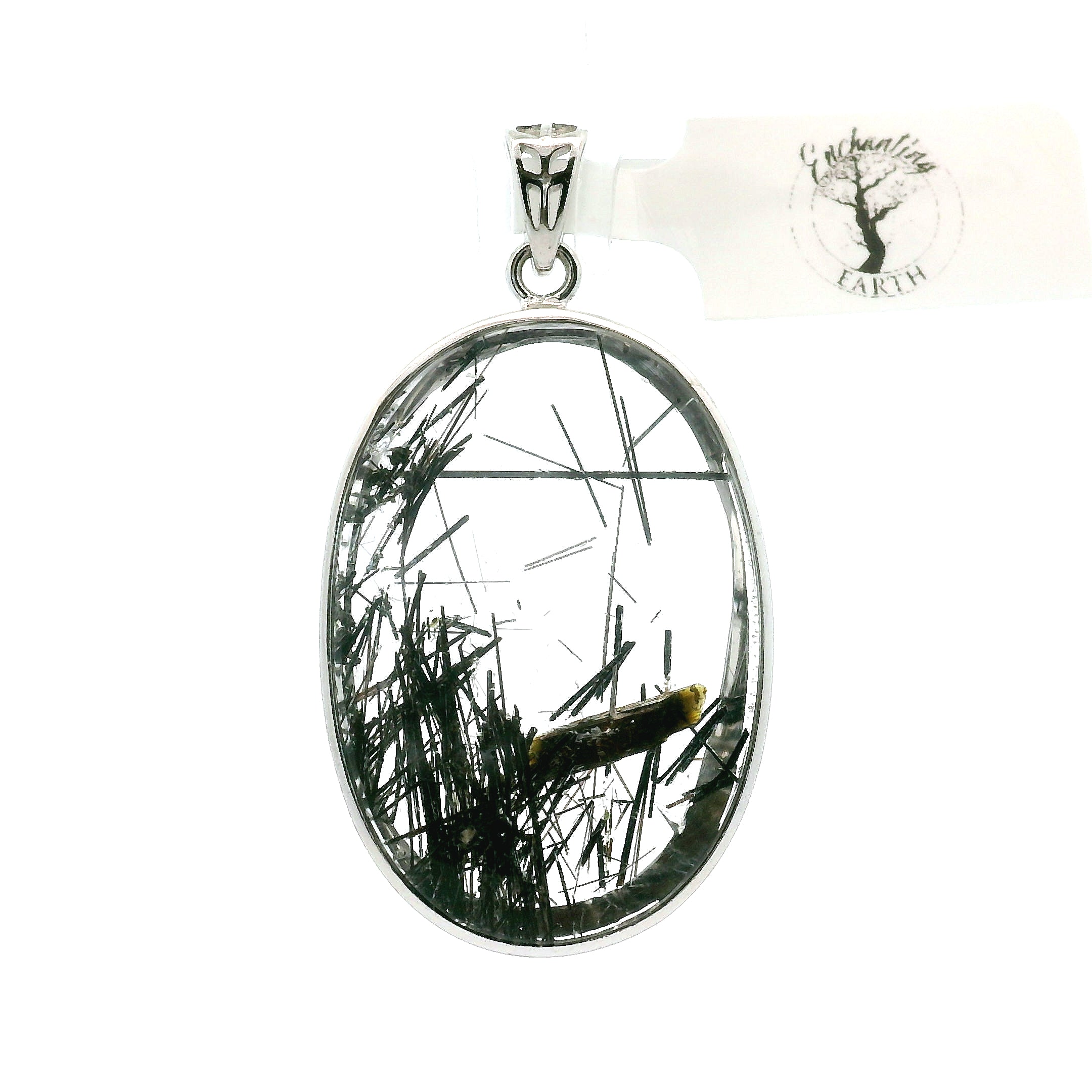 Garden Quartz Pendant .925 Silver for Insight, Meditation & Shamanic Journey
