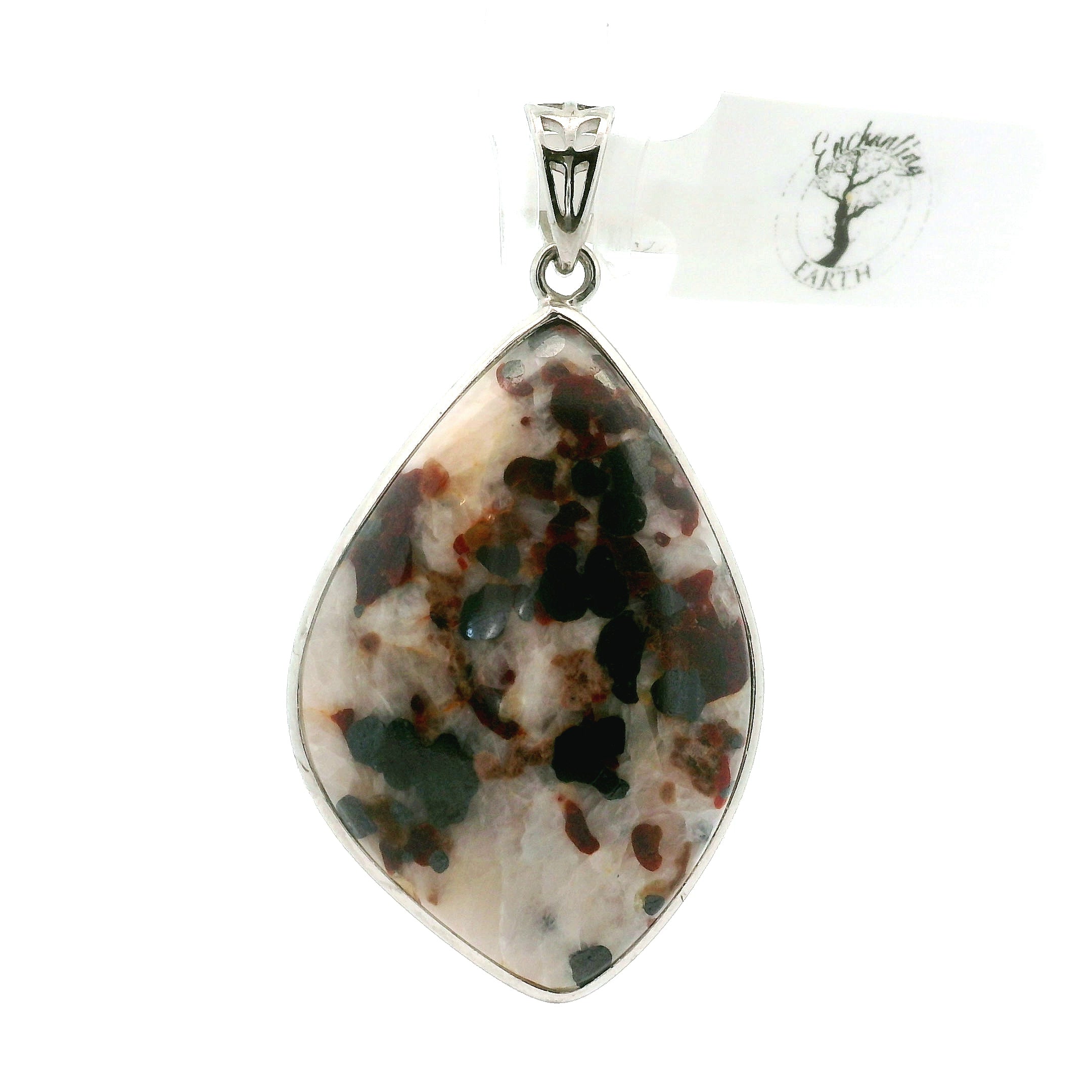 Willemite UV-Reactive Pendant 925 Silver for Creativity, Focus and Transformation