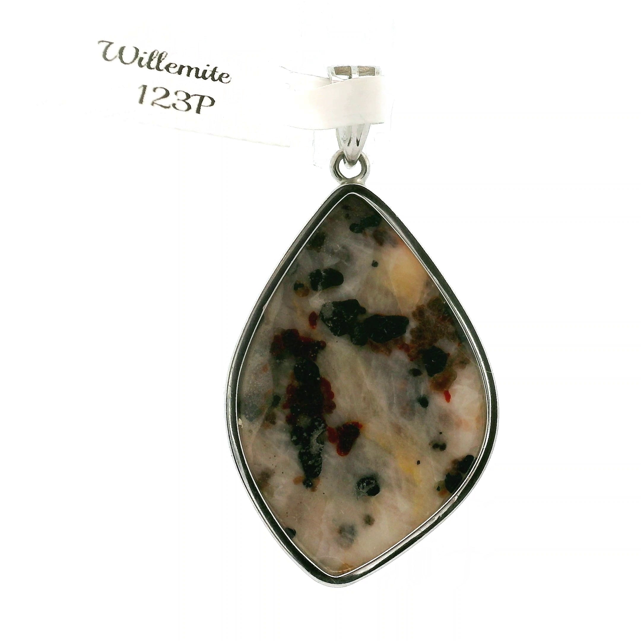 Willemite UV-Reactive Pendant 925 Silver for Creativity, Focus and Transformation