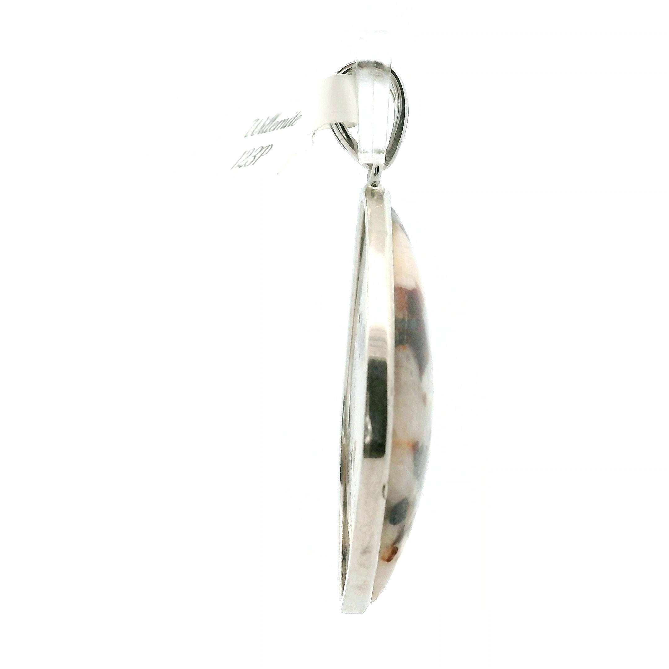 Willemite UV-Reactive Pendant 925 Silver for Creativity, Focus and Transformation