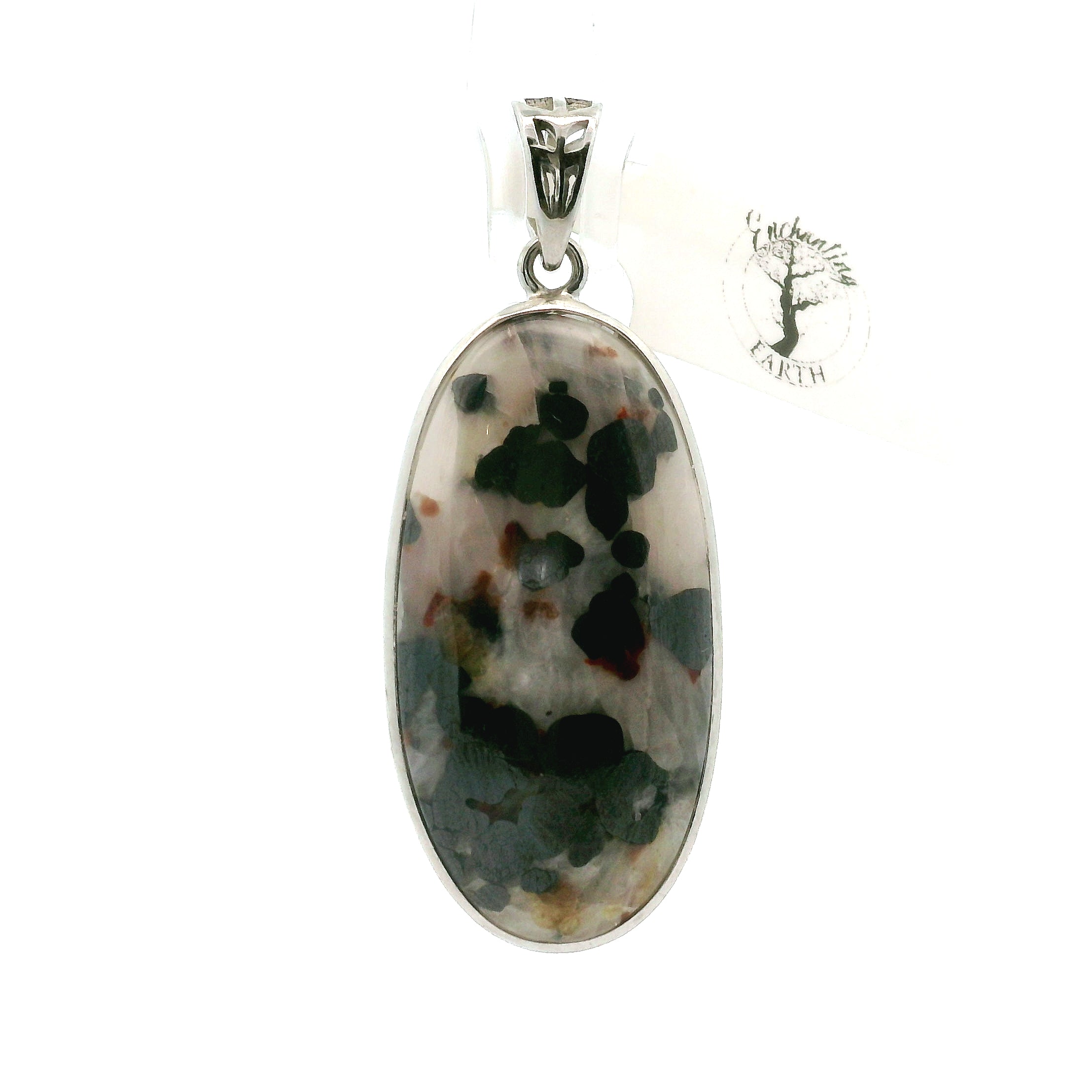 Willemite UV-Reactive Pendant 925 Silver for Creativity, Focus and Transformation