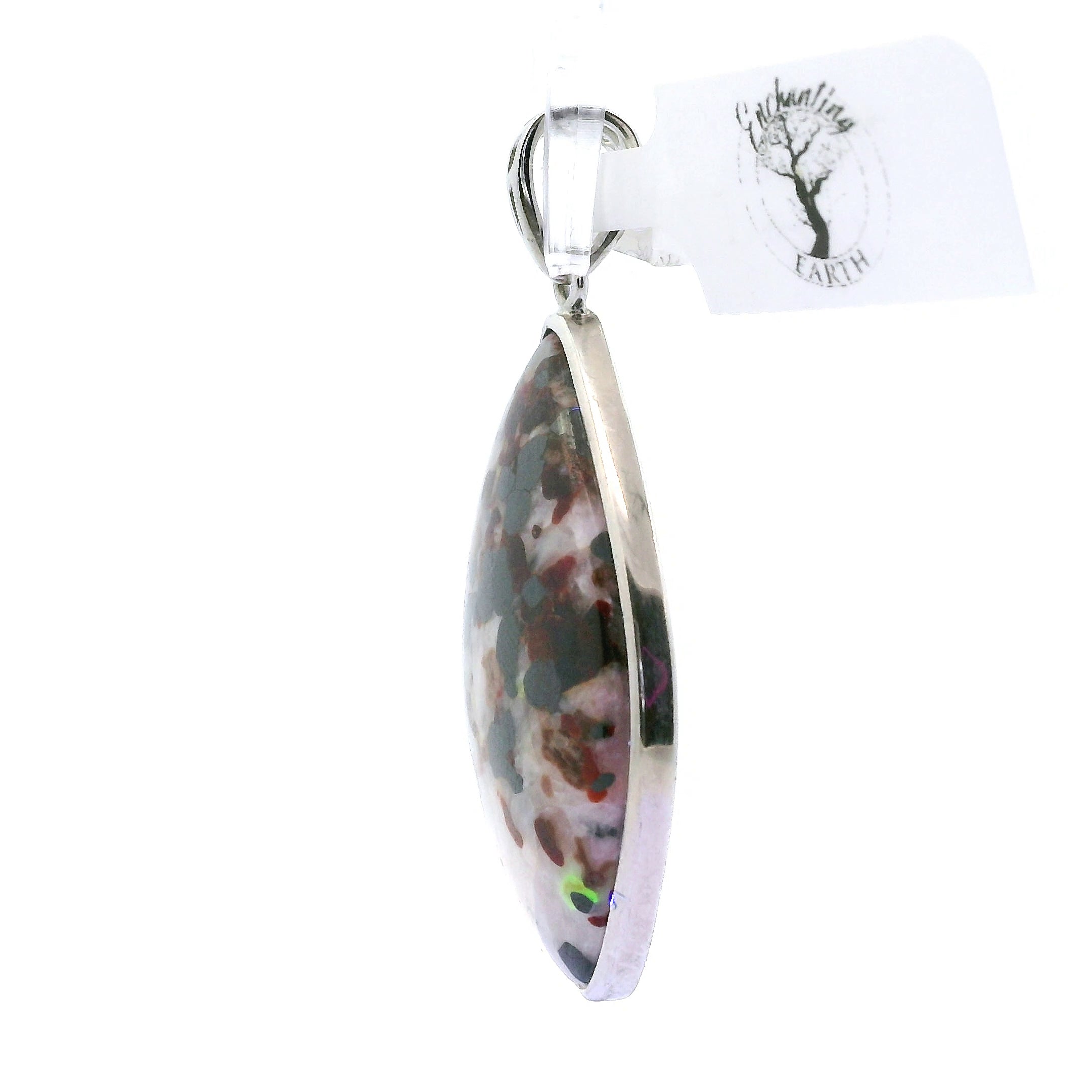 Willemite UV-Reactive Pendant 925 Silver for Creativity, Focus and Transformation