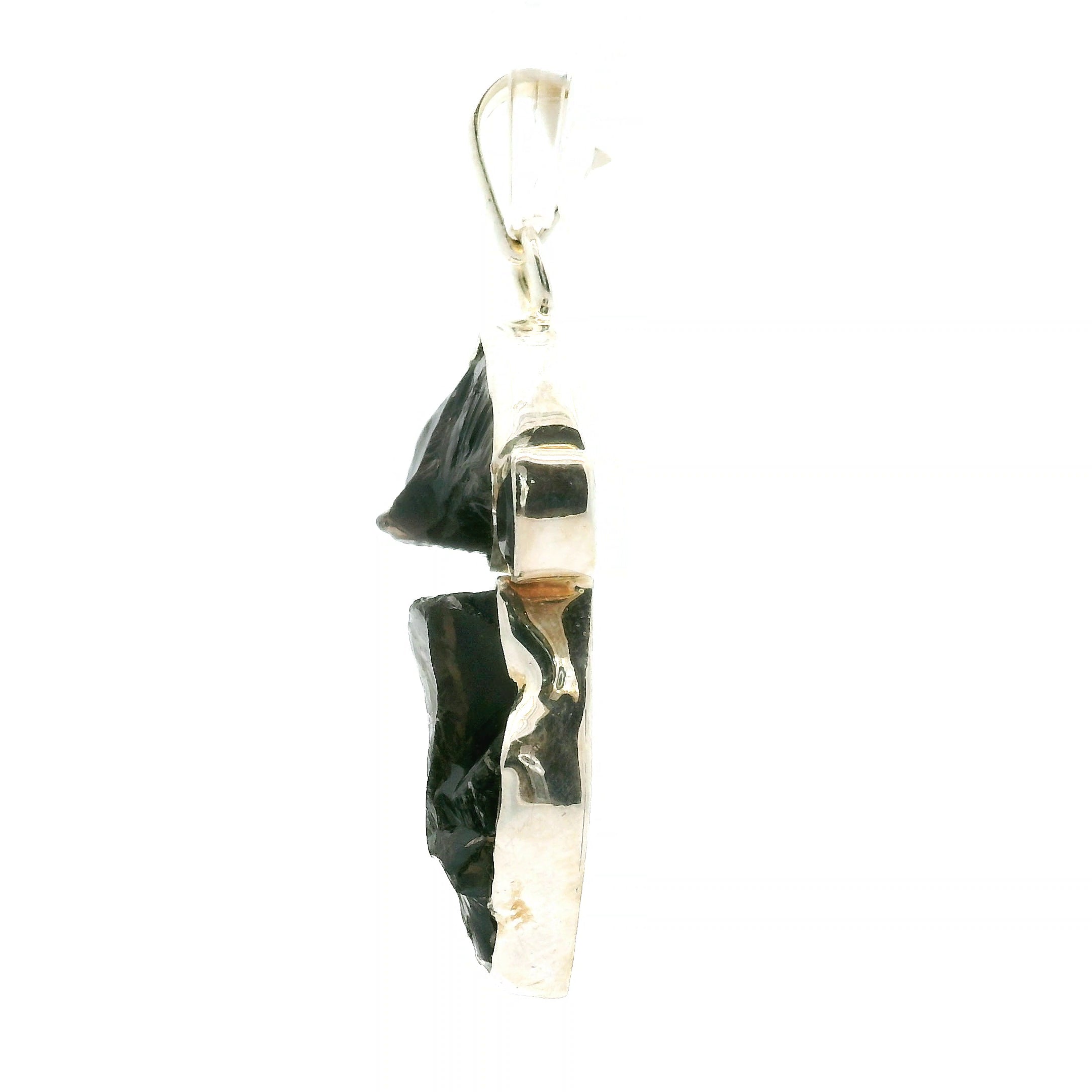 Smokey Quartz Multi-Stone Pendant .925 Silver for Energetic Cleansing, Manifestation and Protection