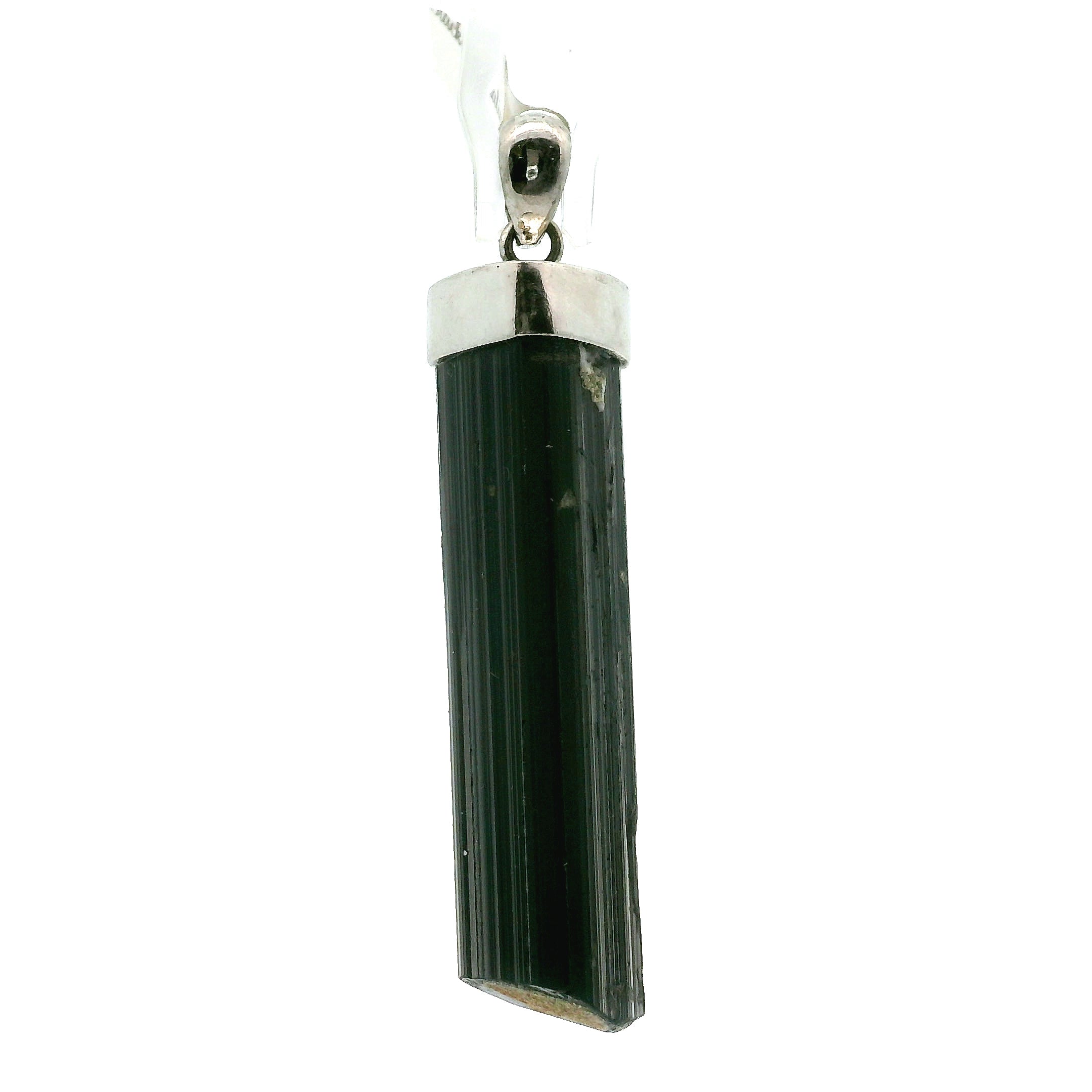 Black Tourmaline Pendant for Protection and Energetic Purification
