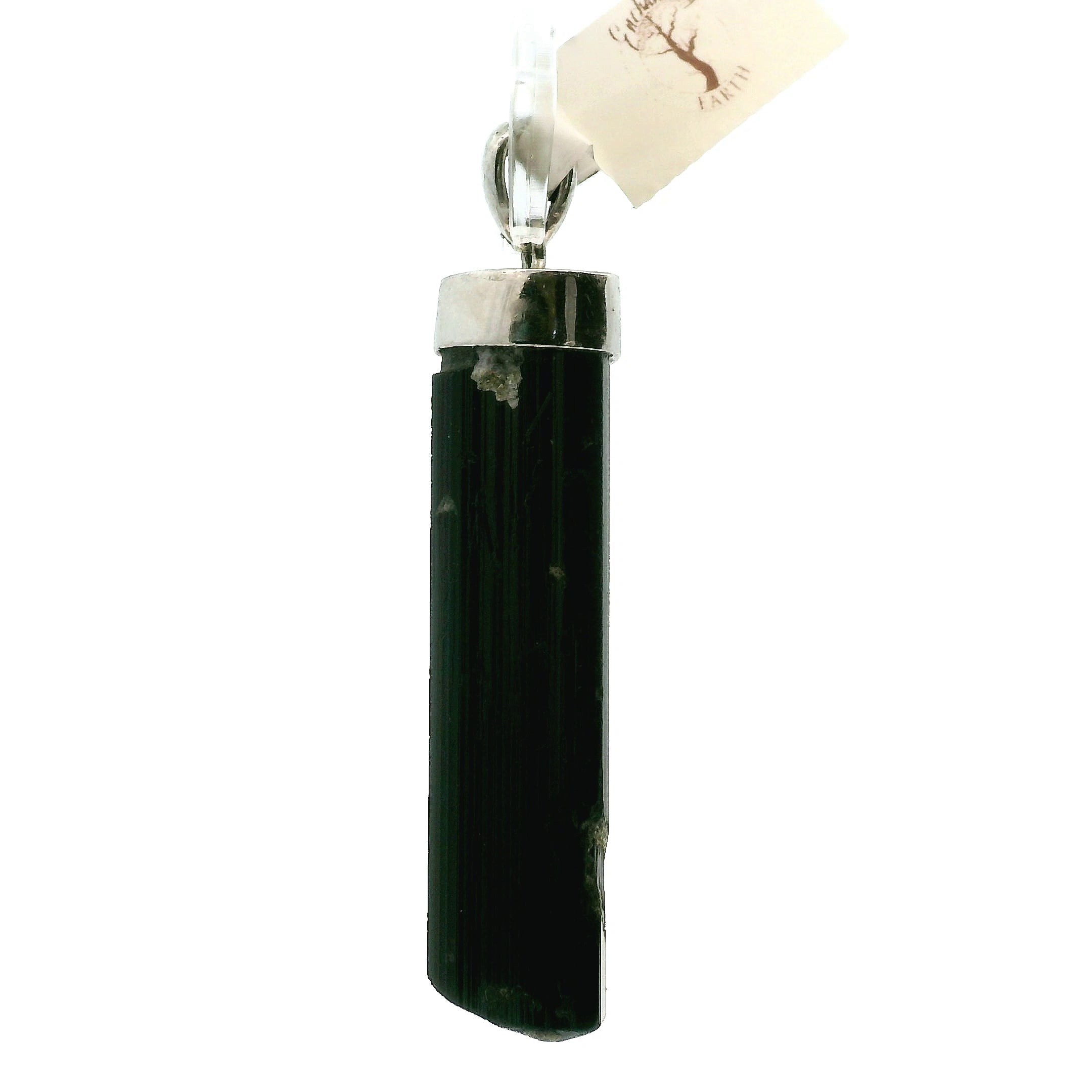 Black Tourmaline Pendant for Protection and Energetic Purification