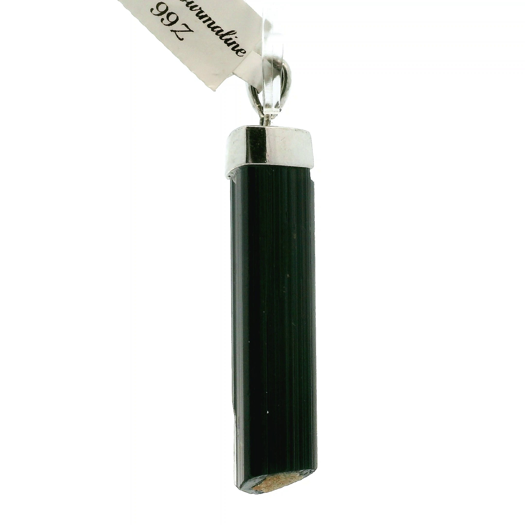 Black Tourmaline Pendant for Protection and Energetic Purification