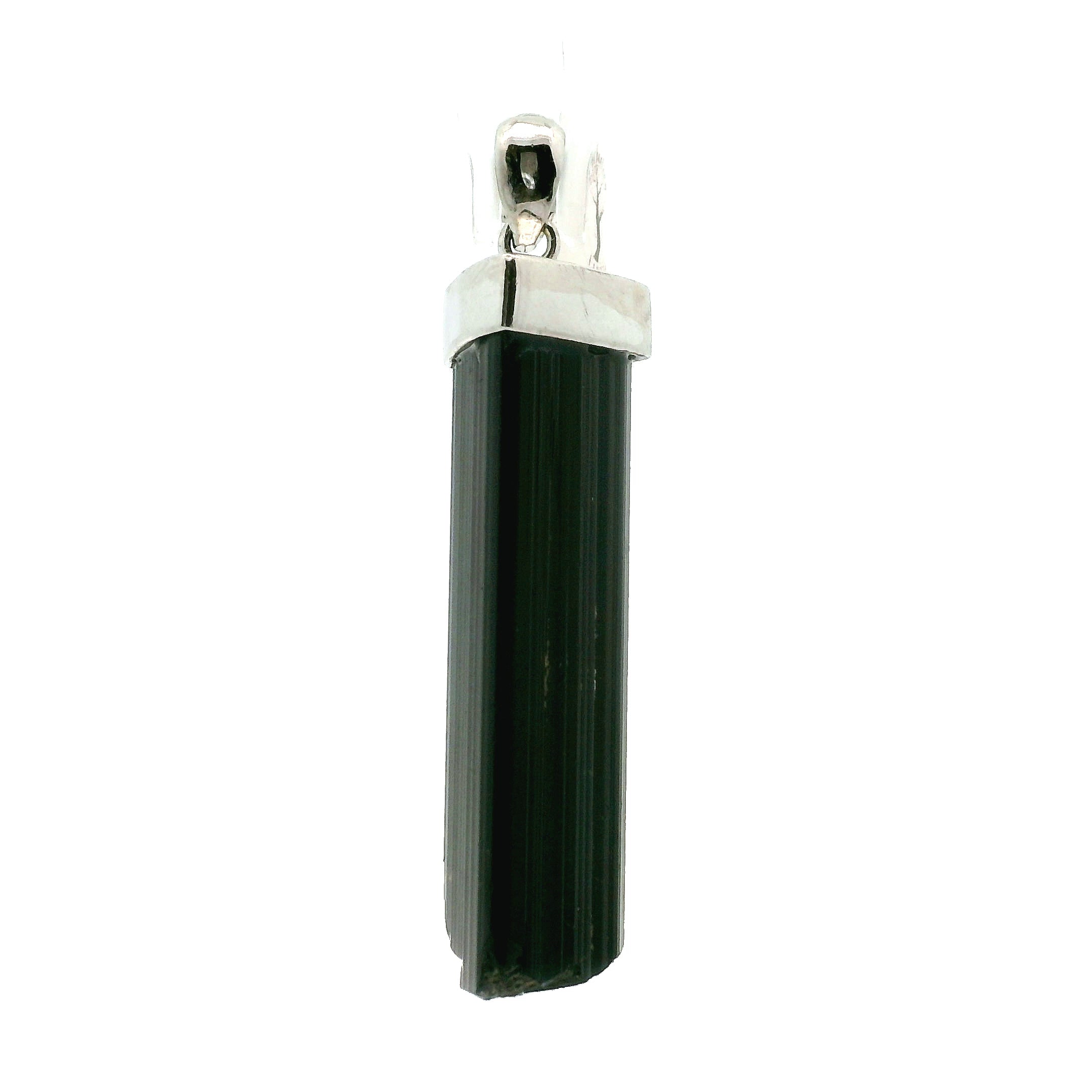 Black Tourmaline Pendant for Protection and Energetic Purification