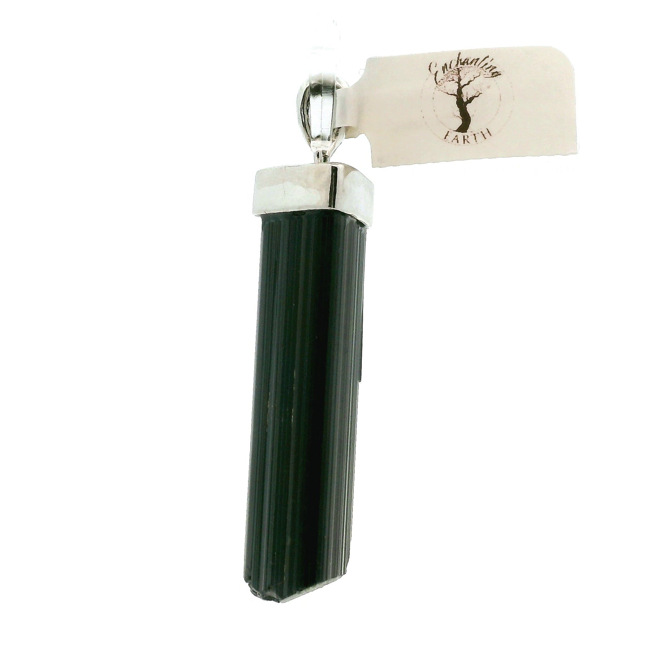 Black Tourmaline Pendant for Protection and Energetic Purification