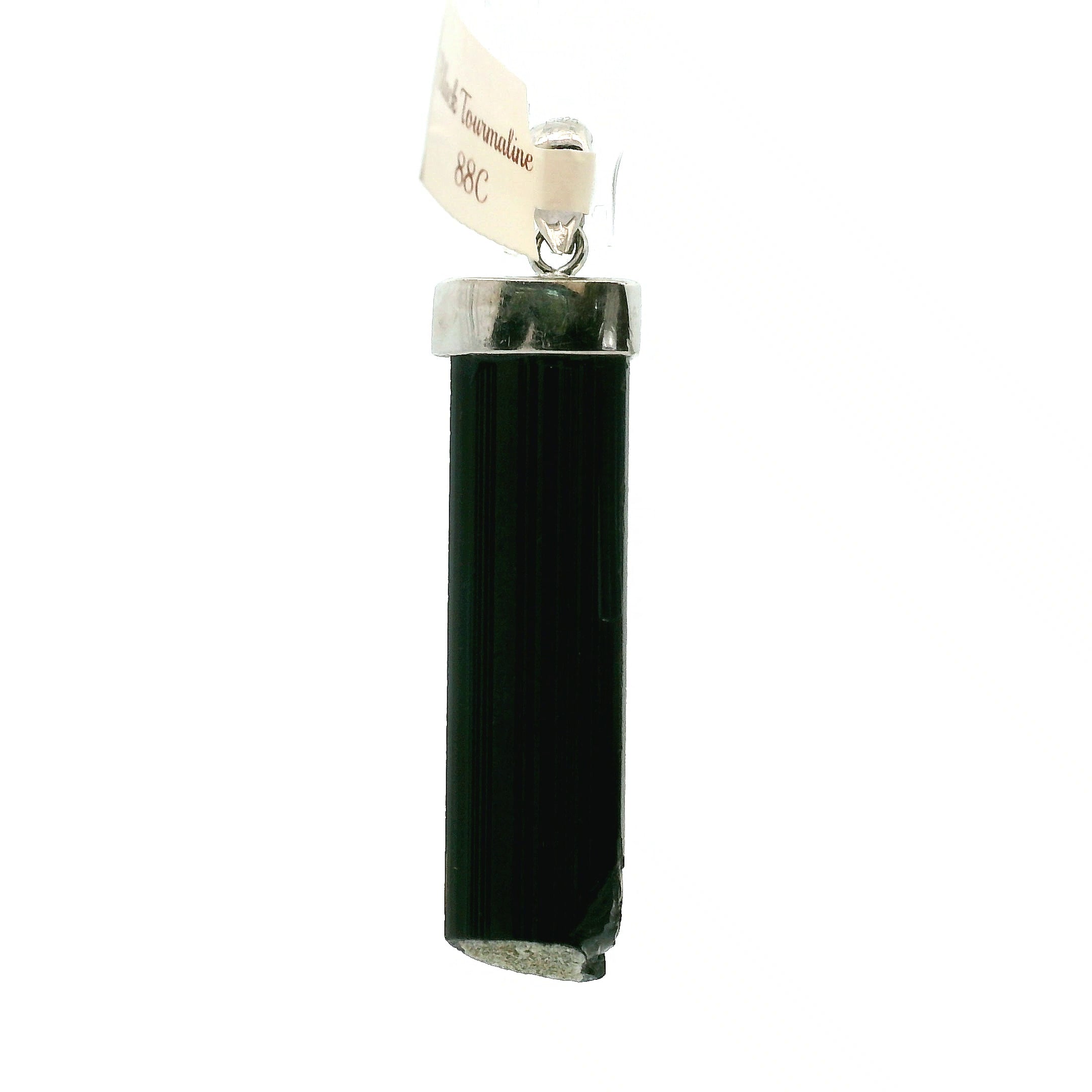 Black Tourmaline Pendant for Protection and Energetic Purification