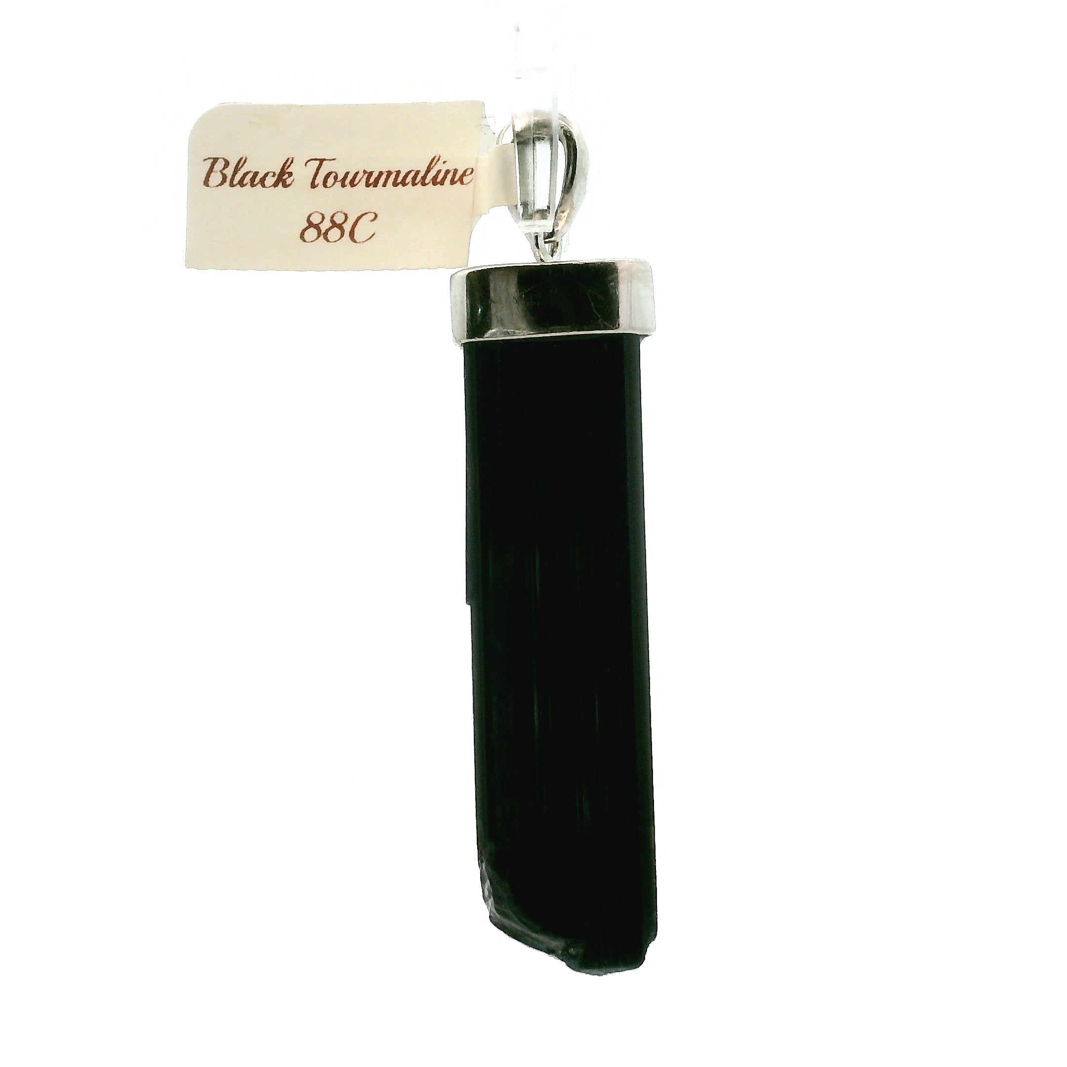 Black Tourmaline Pendant for Protection and Energetic Purification
