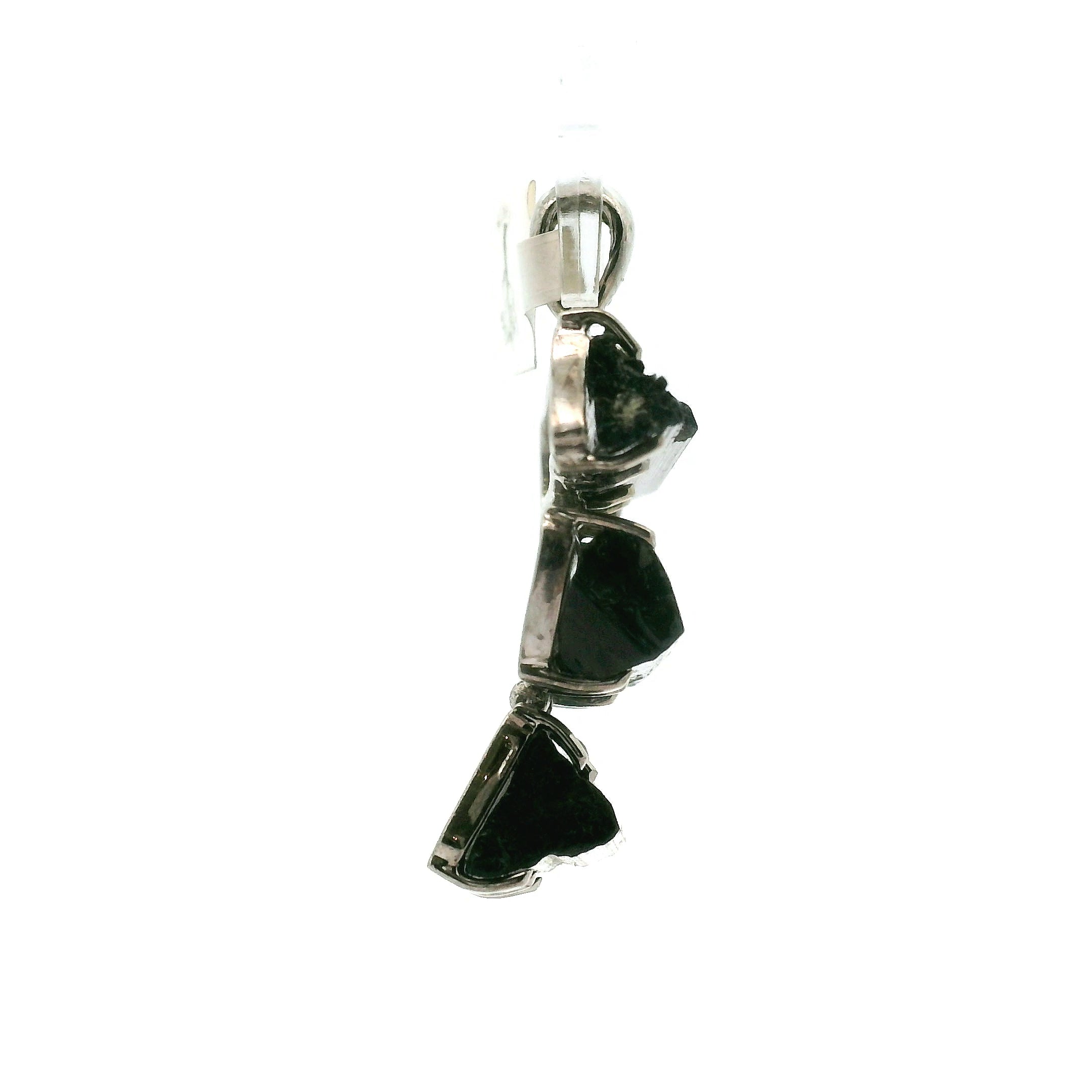 Black Tourmaline Multi-Stone Pendant for Protection and Energetic Purification