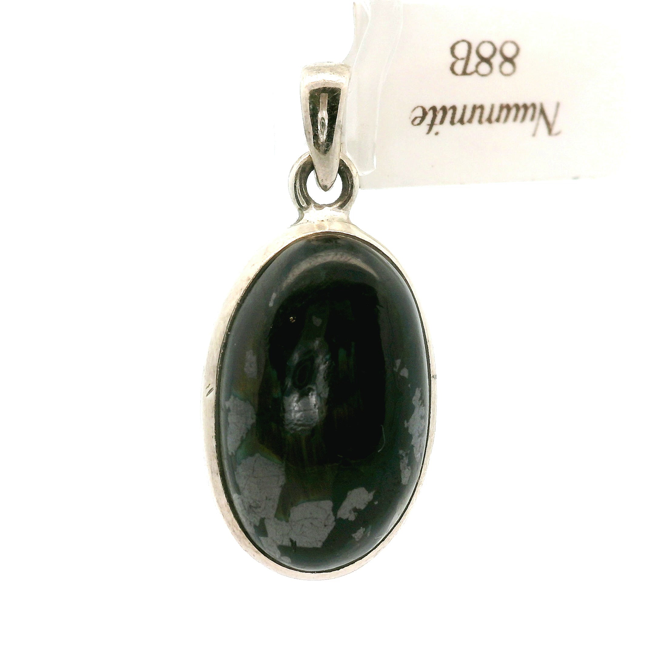 Nuummite Pendants .925 Silver for Awareness, Communication and Meditation