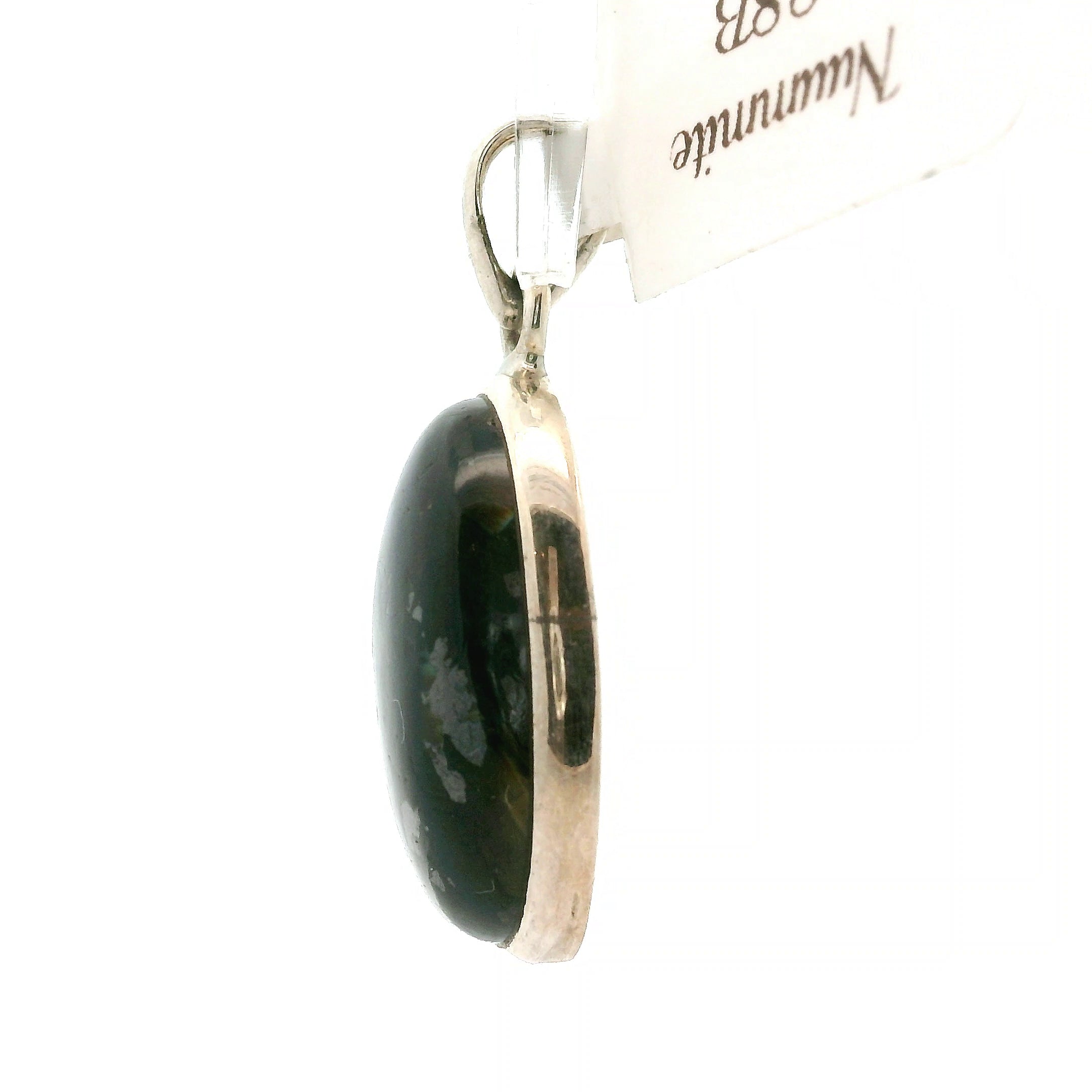 Nuummite Pendants .925 Silver for Awareness, Communication and Meditation