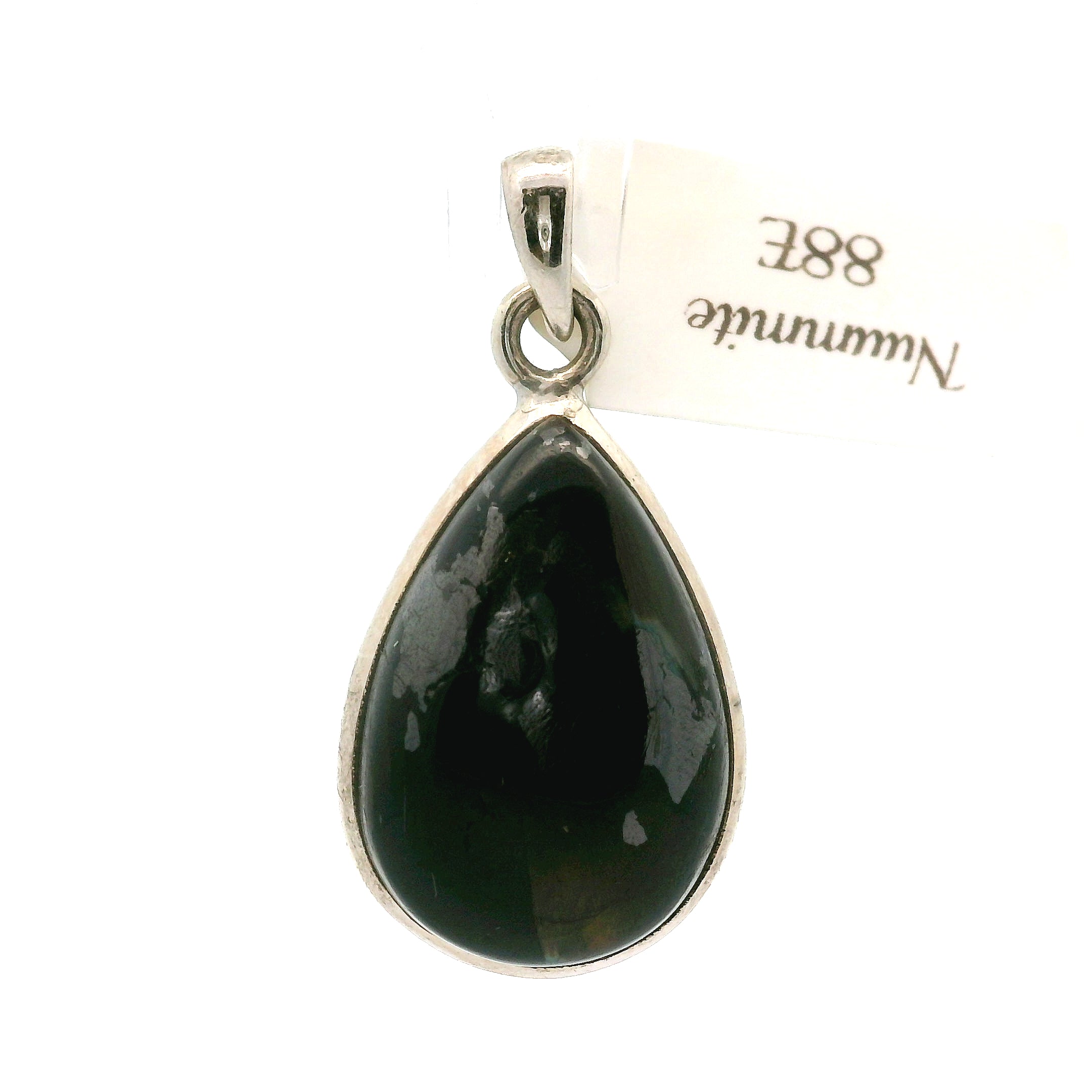Nuummite Pendants .925 Silver for Awareness, Communication and Meditation
