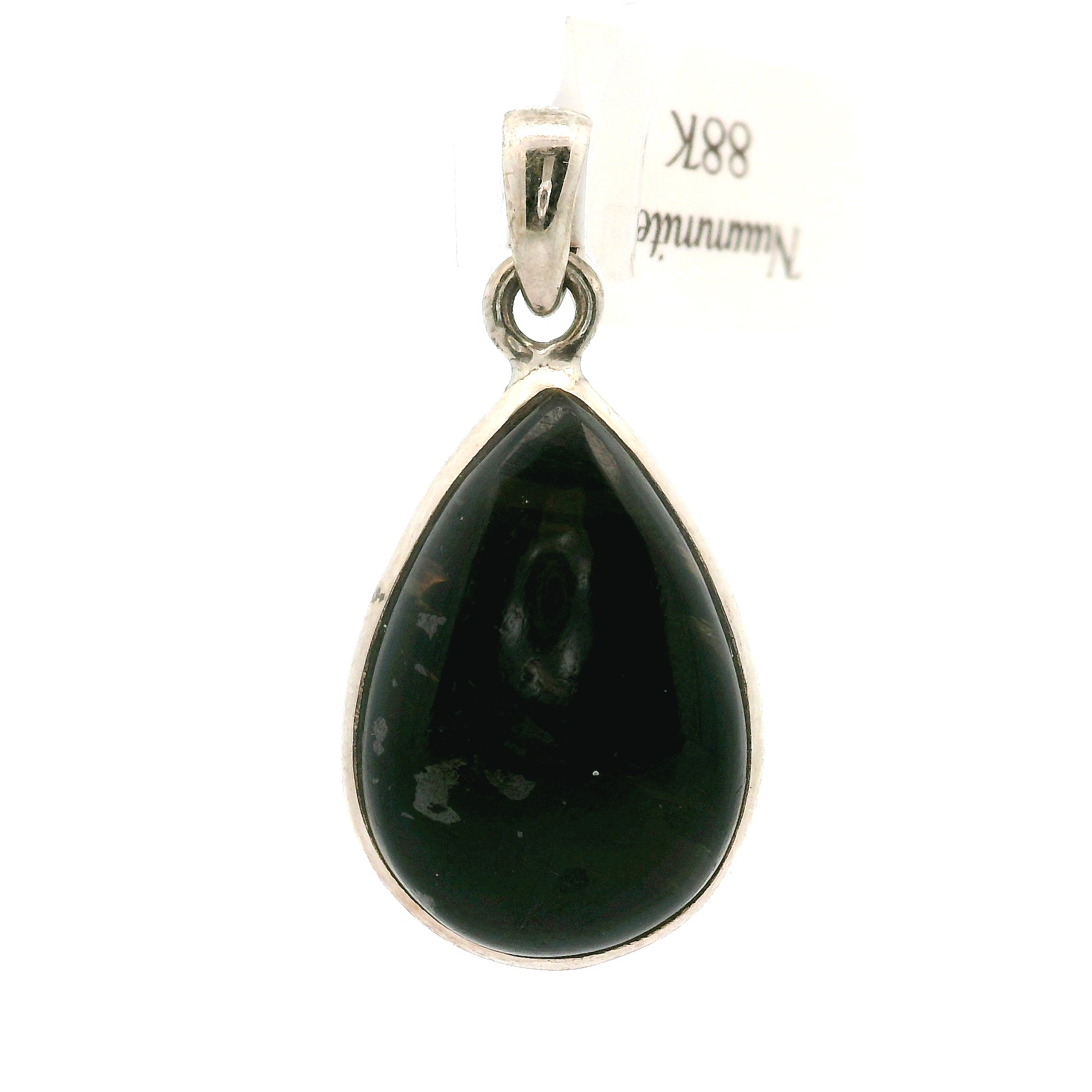 Nuummite Pendants .925 Silver for Awareness, Communication and Meditation