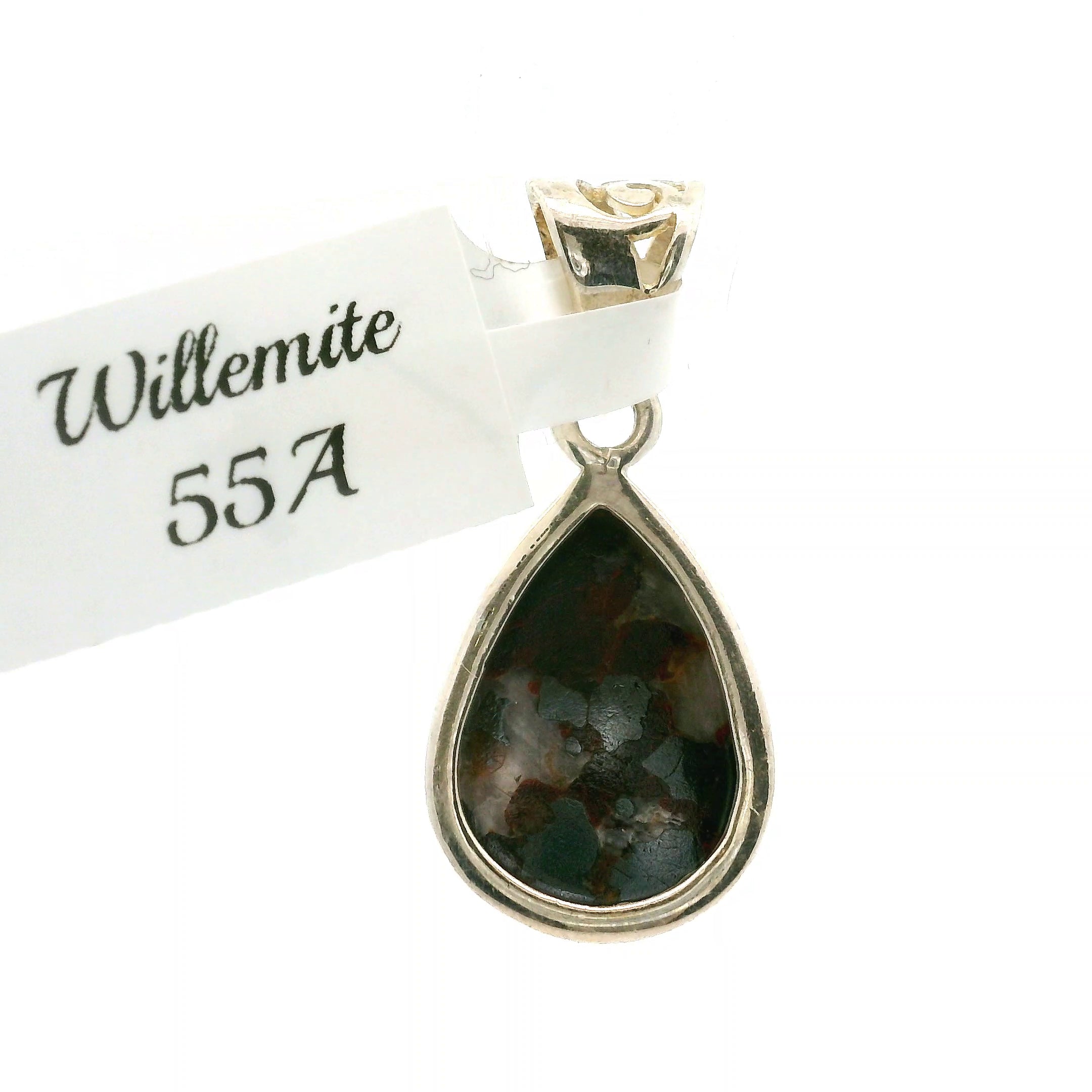 Willemite UV-Reactive Pendants 925 Silver for Creativity, Focus and Transformation