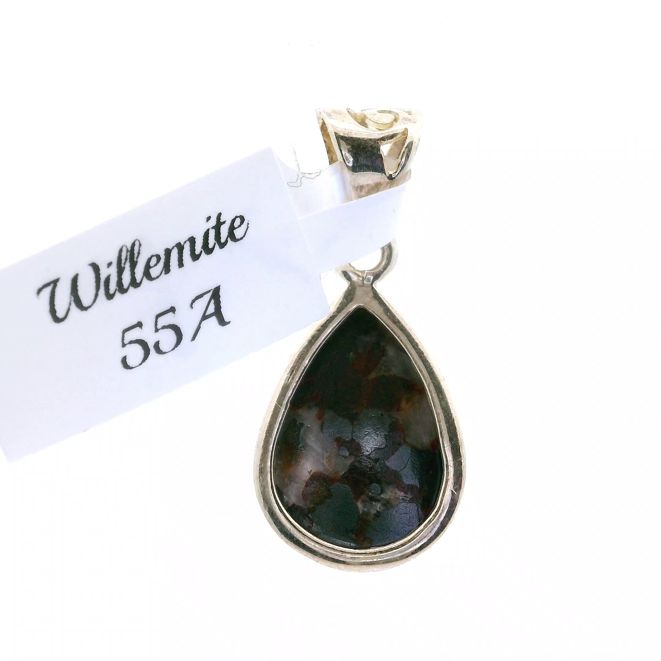 Willemite UV-Reactive Pendants 925 Silver for Creativity, Focus and Transformation