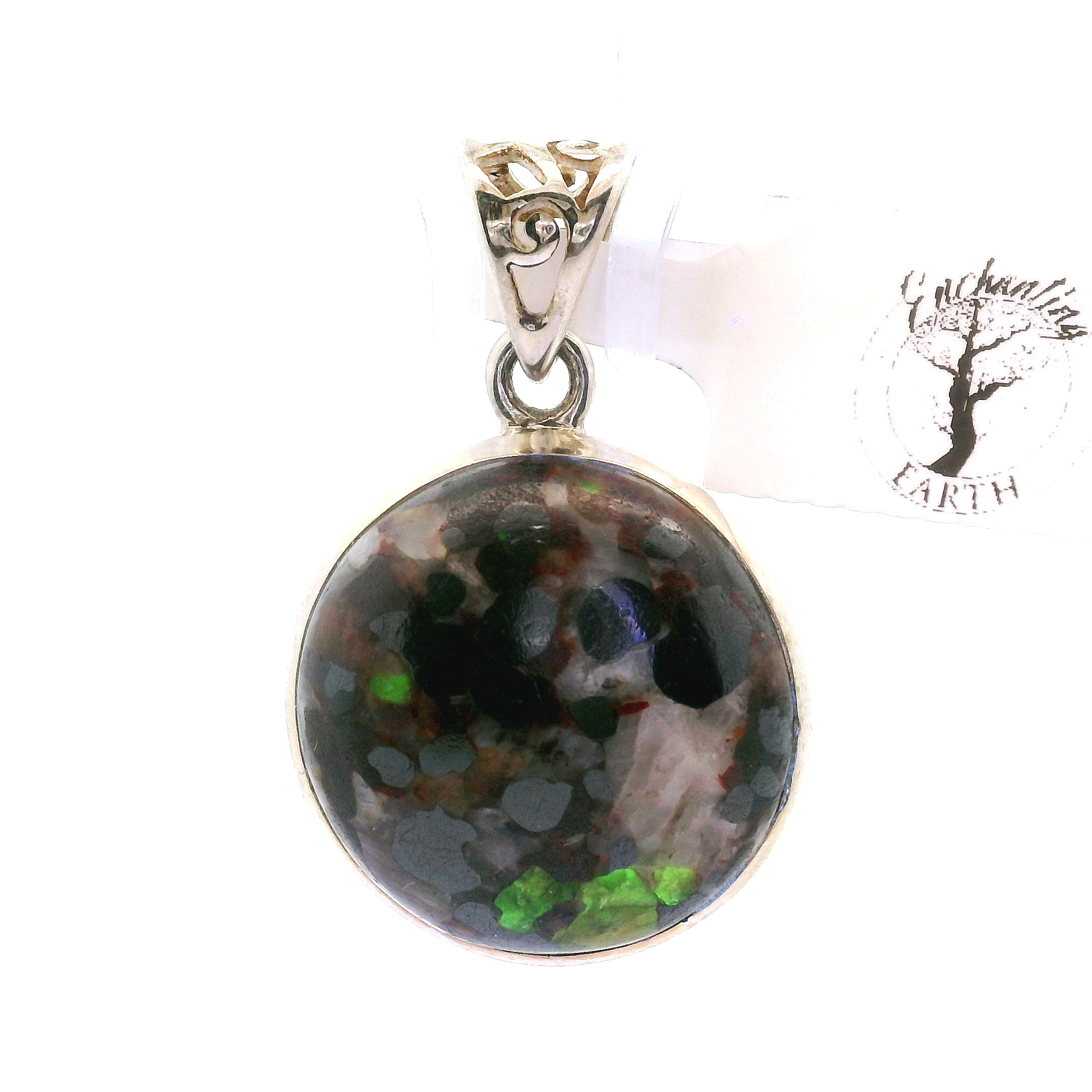 Willemite UV-Reactive Pendants 925 Silver for Creativity, Focus and Transformation
