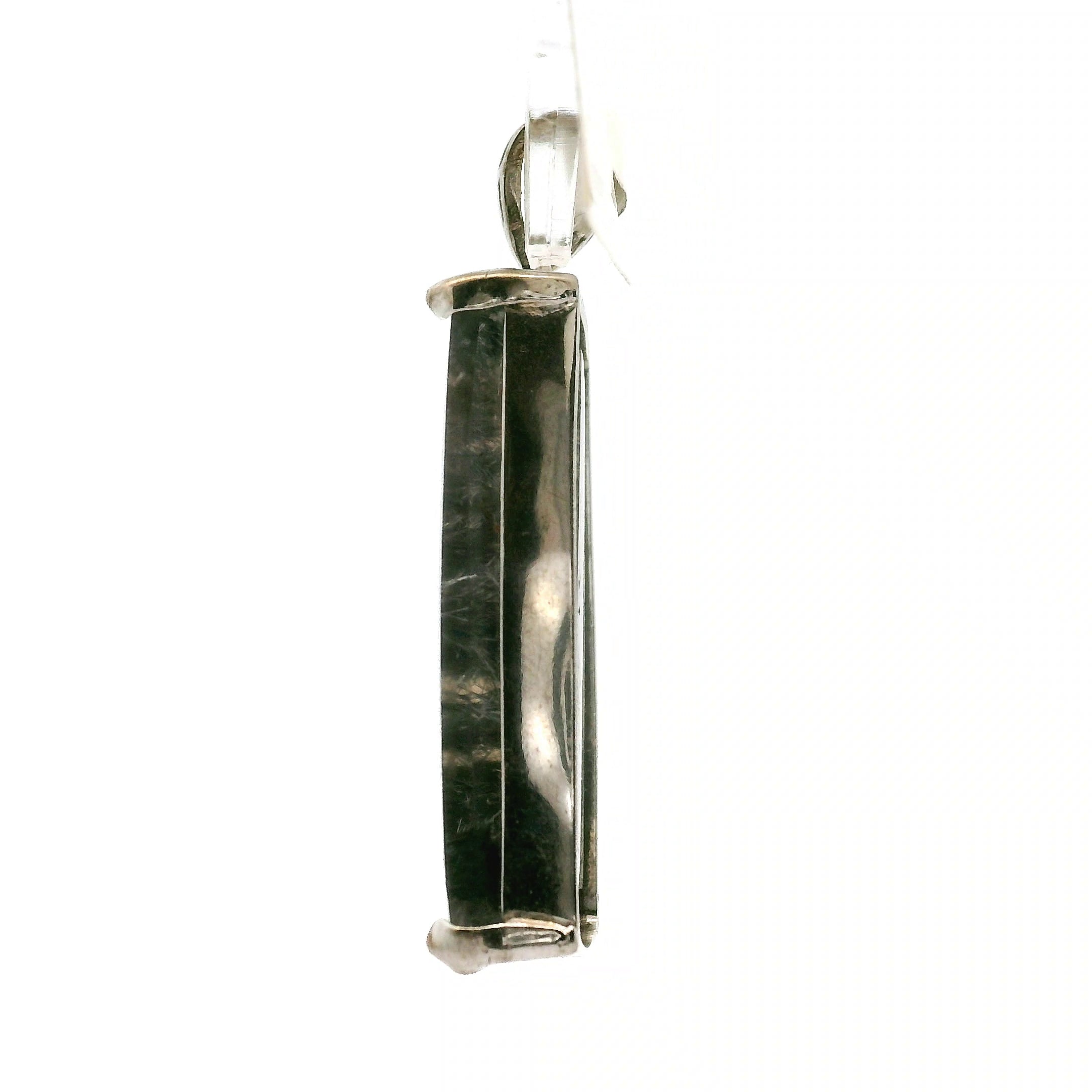 Hollandite Quartz Pendant .925 Silver for Finding your Path, Manifestation & Spiritual Insight