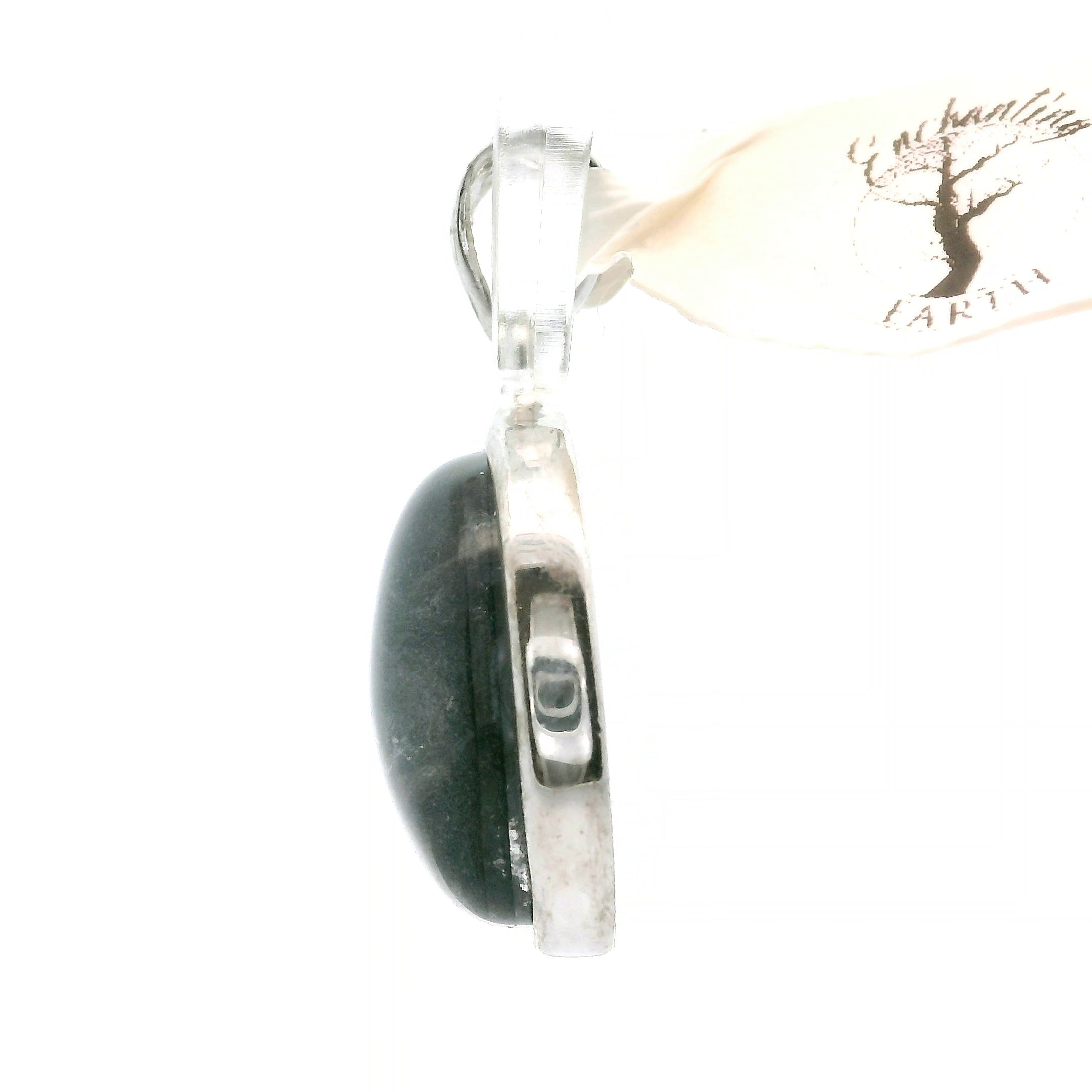 Silver in Quartz Pendant .925 Silver for Clearing Energy, Manifestation and Protection