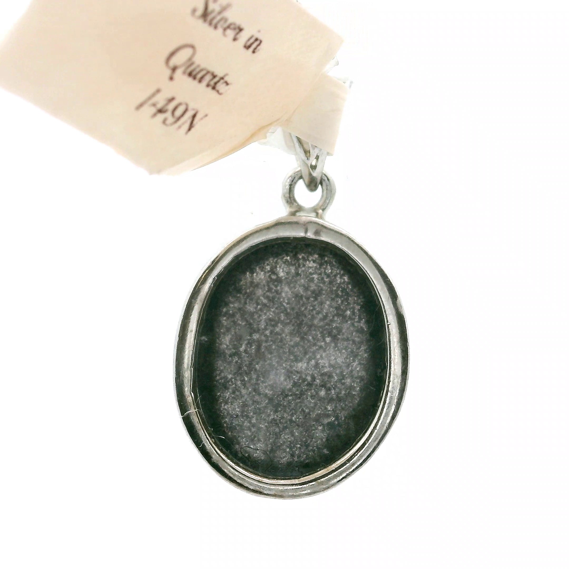 Silver in Quartz Pendant .925 Silver for Clearing Energy, Manifestation and Protection