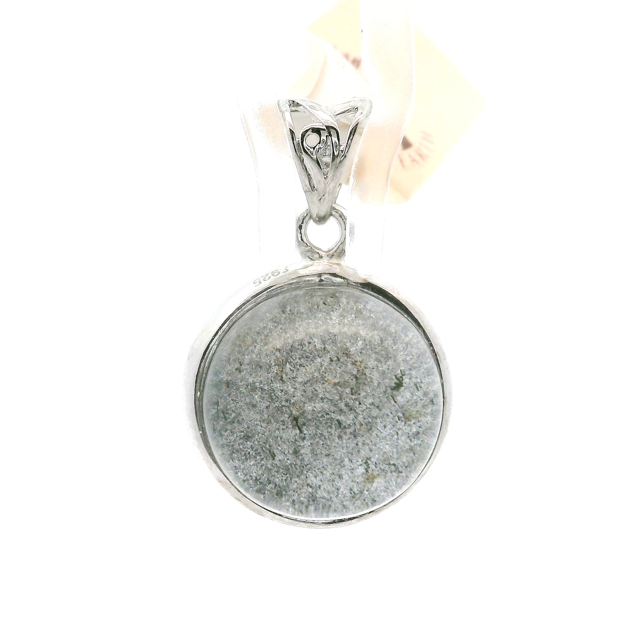 Silver in Quartz Pendant .925 Silver for Clearing Energy, Manifestation and Protection