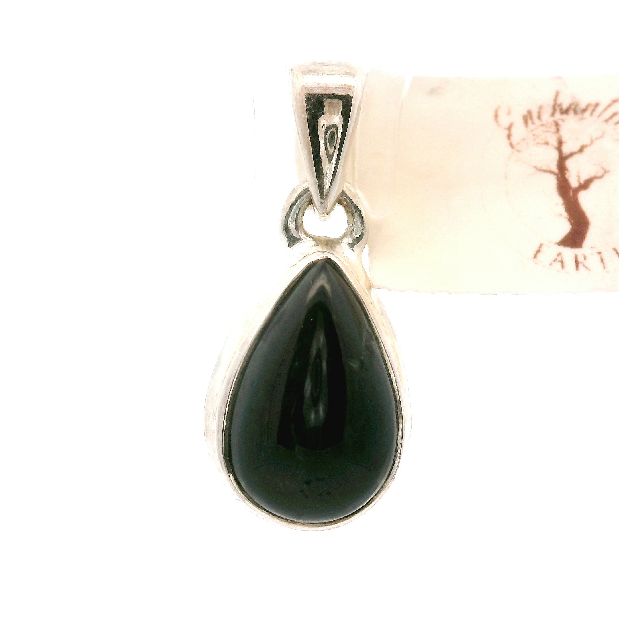 Black Star Diopside Pendants 925 Silver for Anxiety Relief, Balance and Grounding