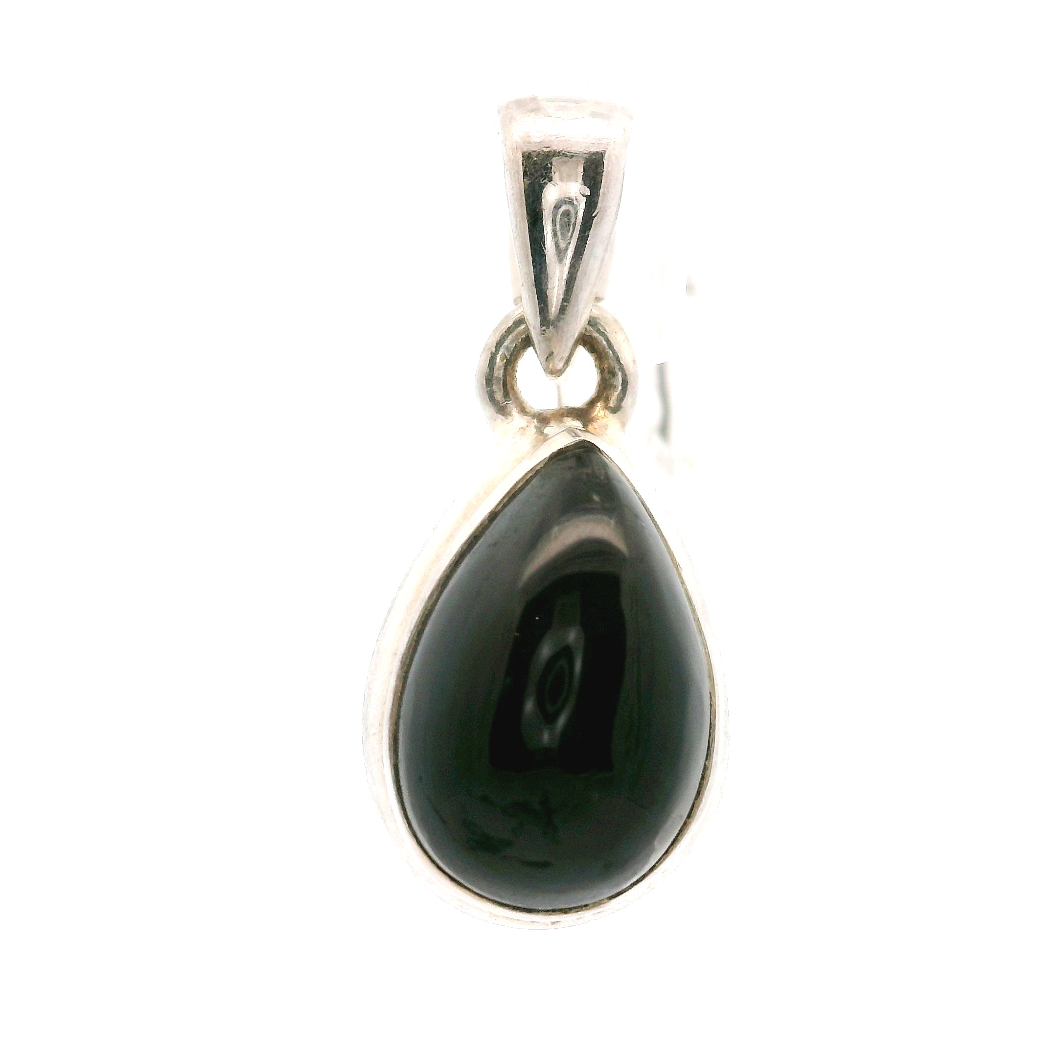 Black Star Diopside Pendants 925 Silver for Anxiety Relief, Balance and Grounding