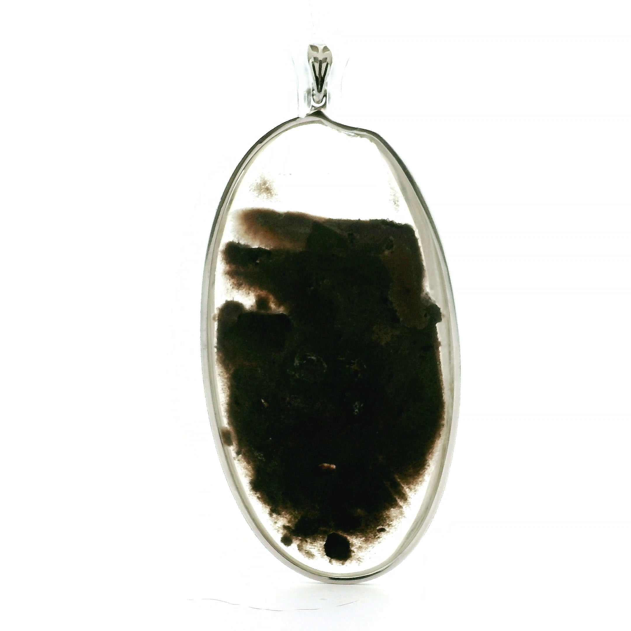 Garden Quartz Pendant .925 Sterling Silver for Insight, Meditation & Shamanic Journey